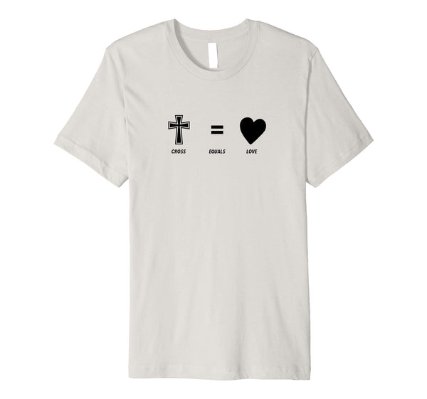Cross Equals Love Inspiring Easter Christian Gift Shirt