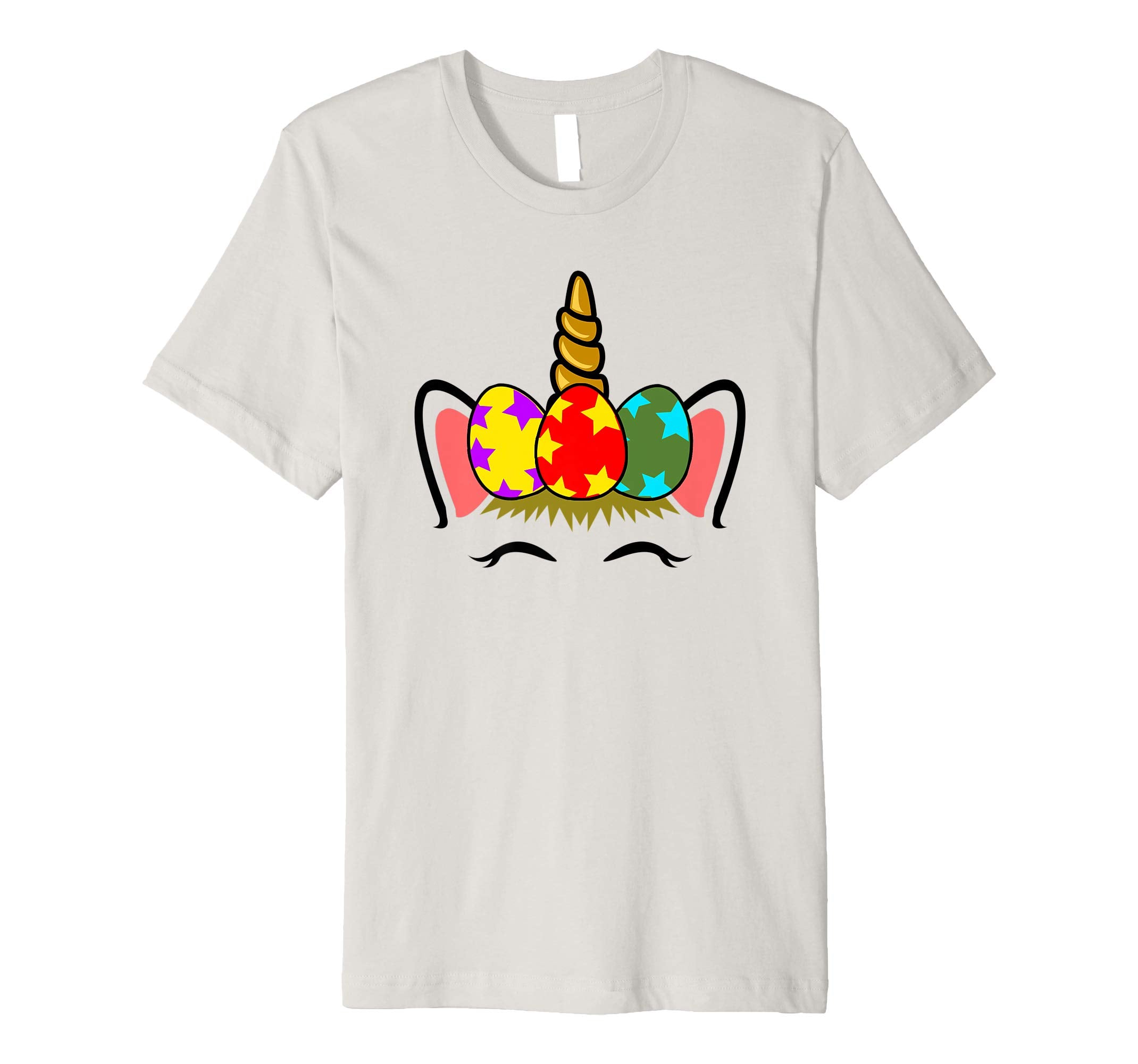 Easter Unicorn Girl Shirt | Cute Easter Painted Eggs Gift