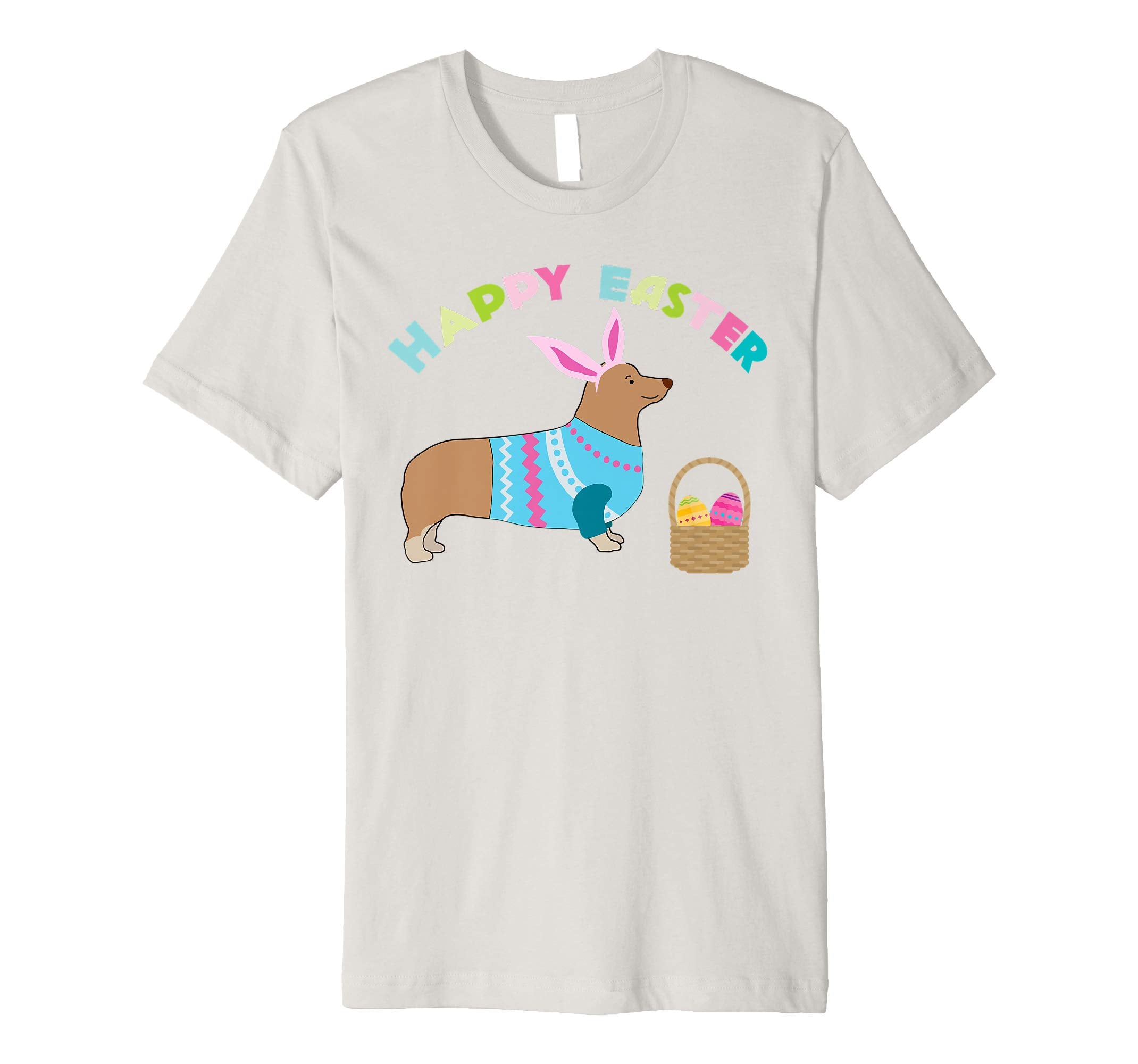 Corgi Easter T-shirt Pembroke Welsh Corgi in Dog Dress