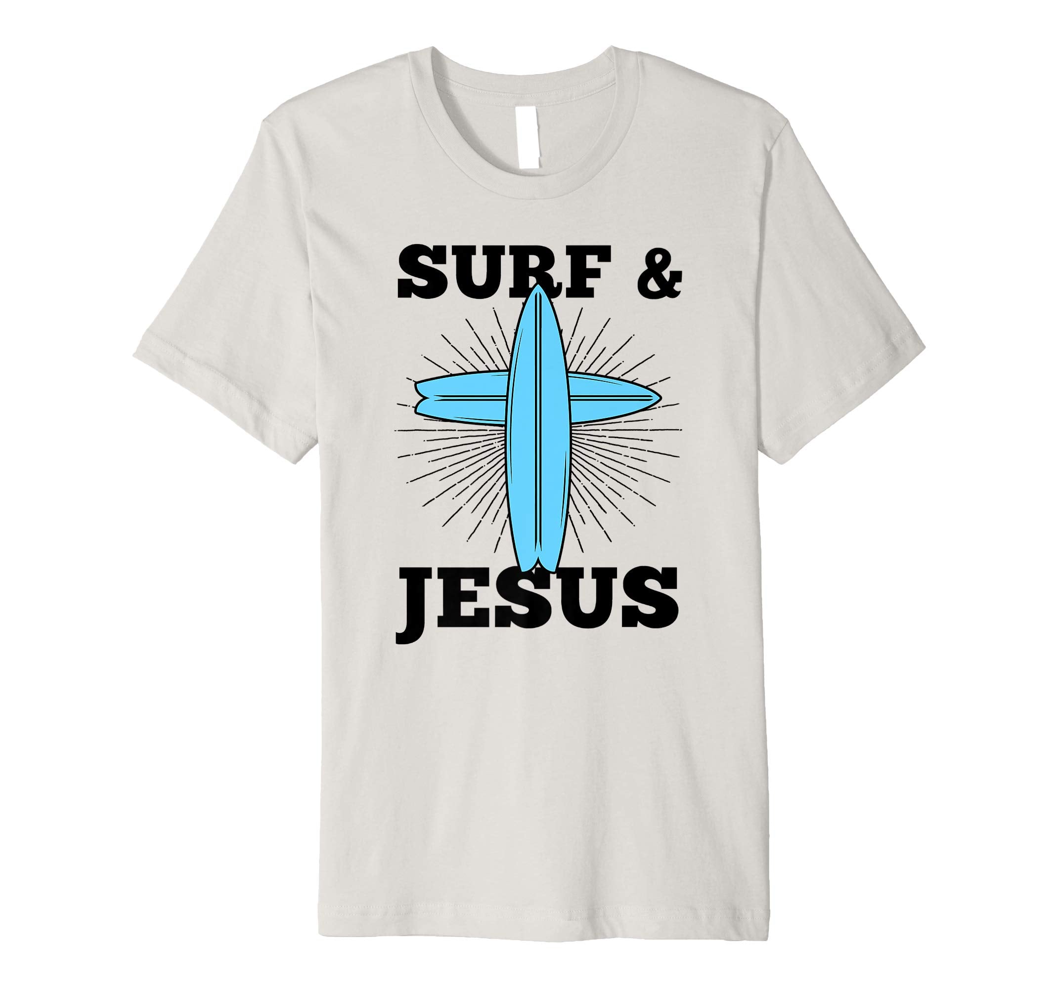 Surf And Jesus Christian Easter Bible Verse Gift T-Shirt