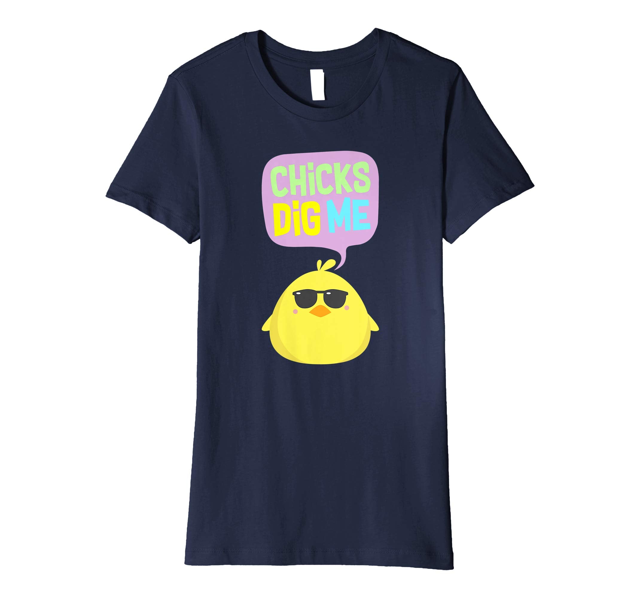 Chicks Dig Me Egg Hunt Happy Easter Kids Boys Girls T Shirt