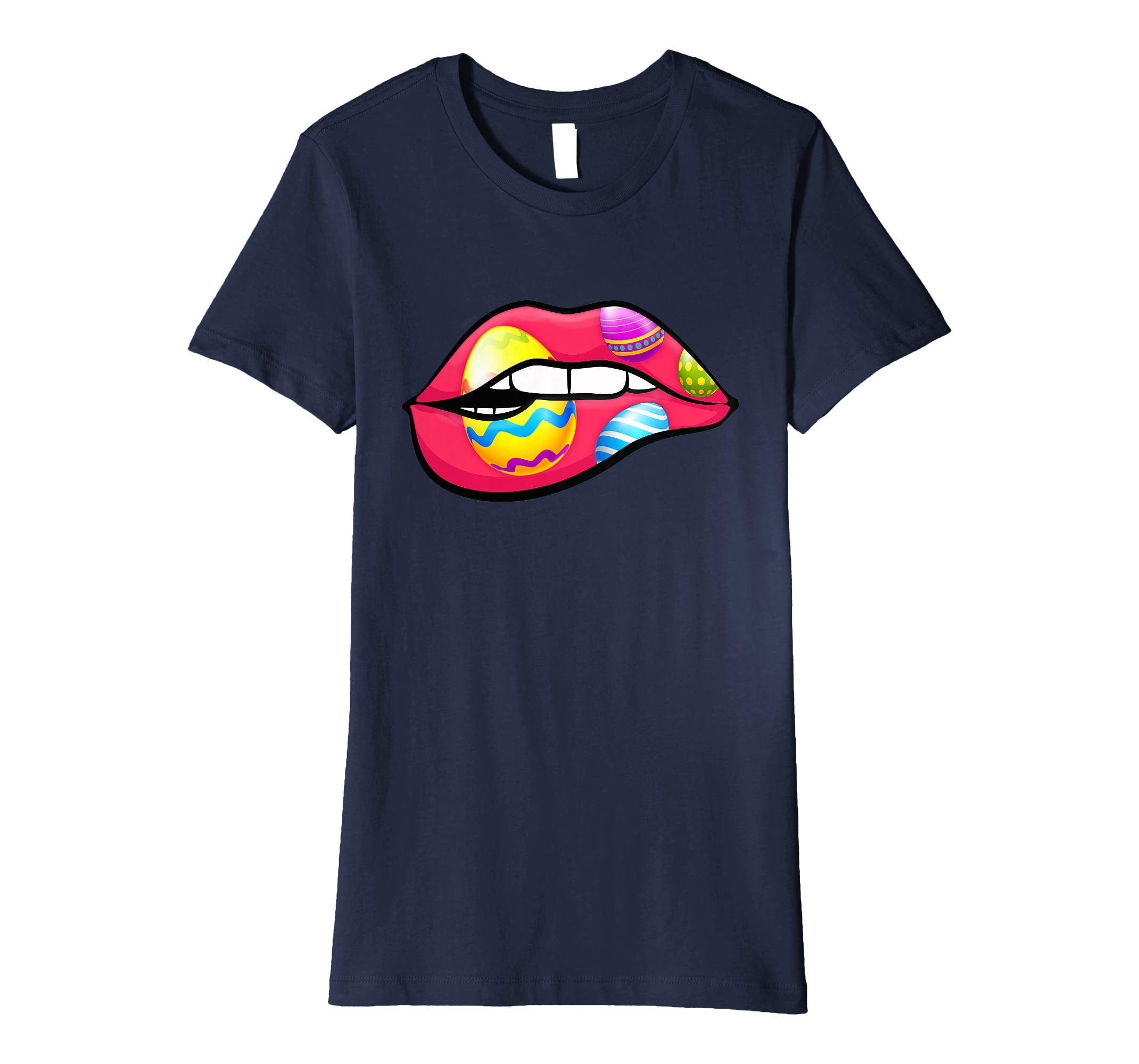 Funny Easter Day Jewish Kiss Lips Shirt Girls Women