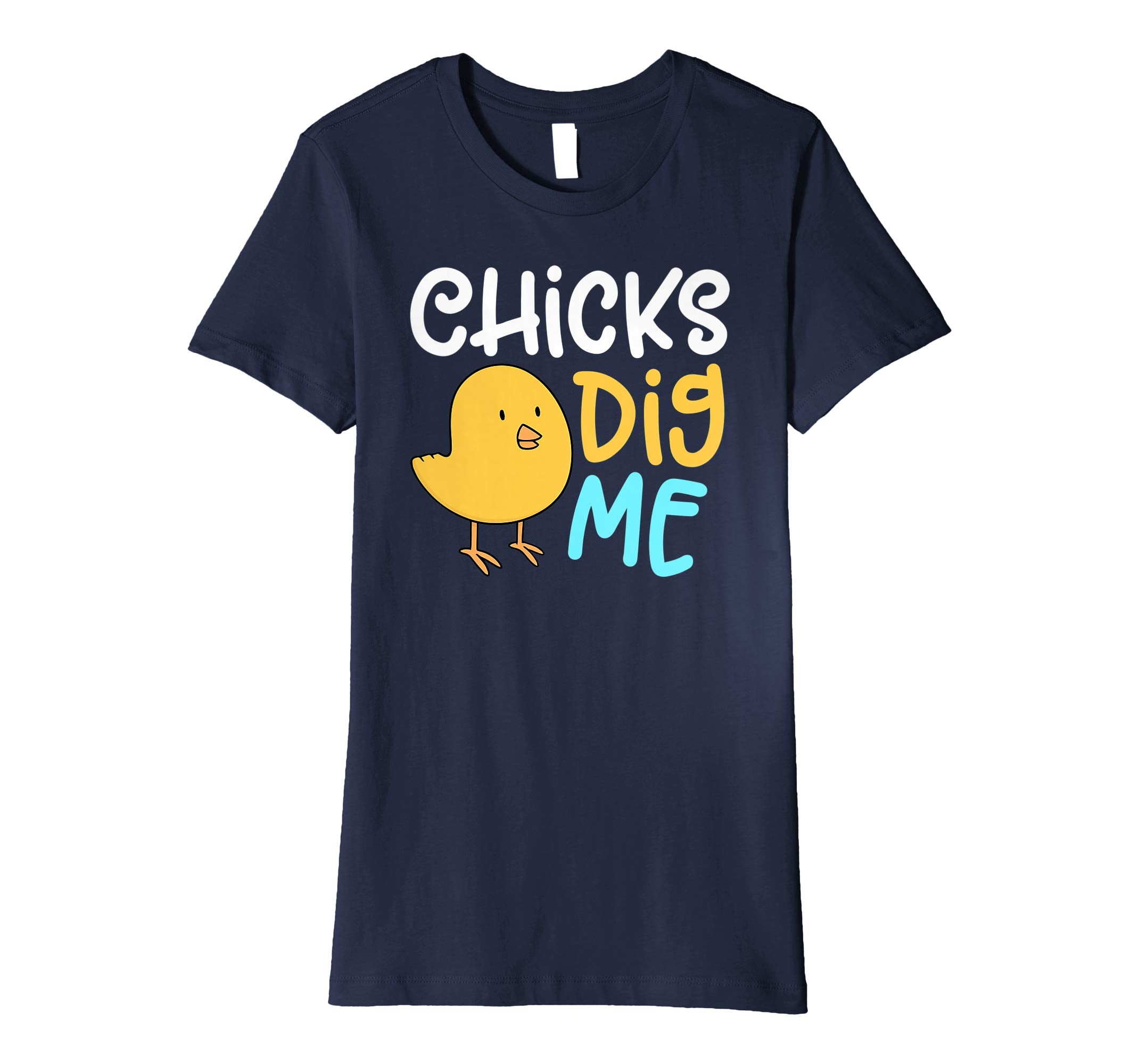 Chicks Dig Me Egg Hunt Happy Easter Kids Boys Girls T Shirt