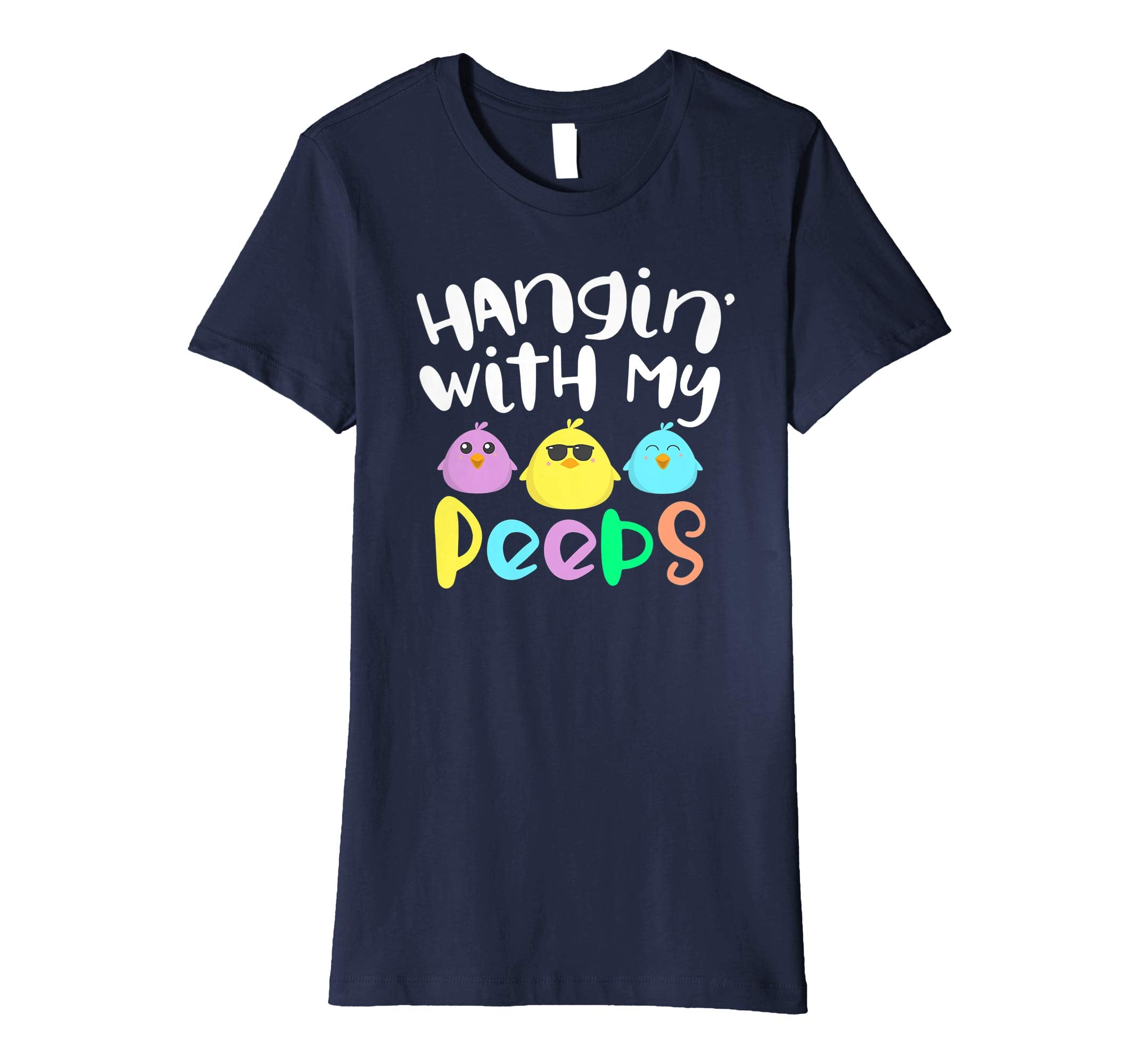 Hanging With My Peeps Happy Easter Kids Boys Girls T Shirt