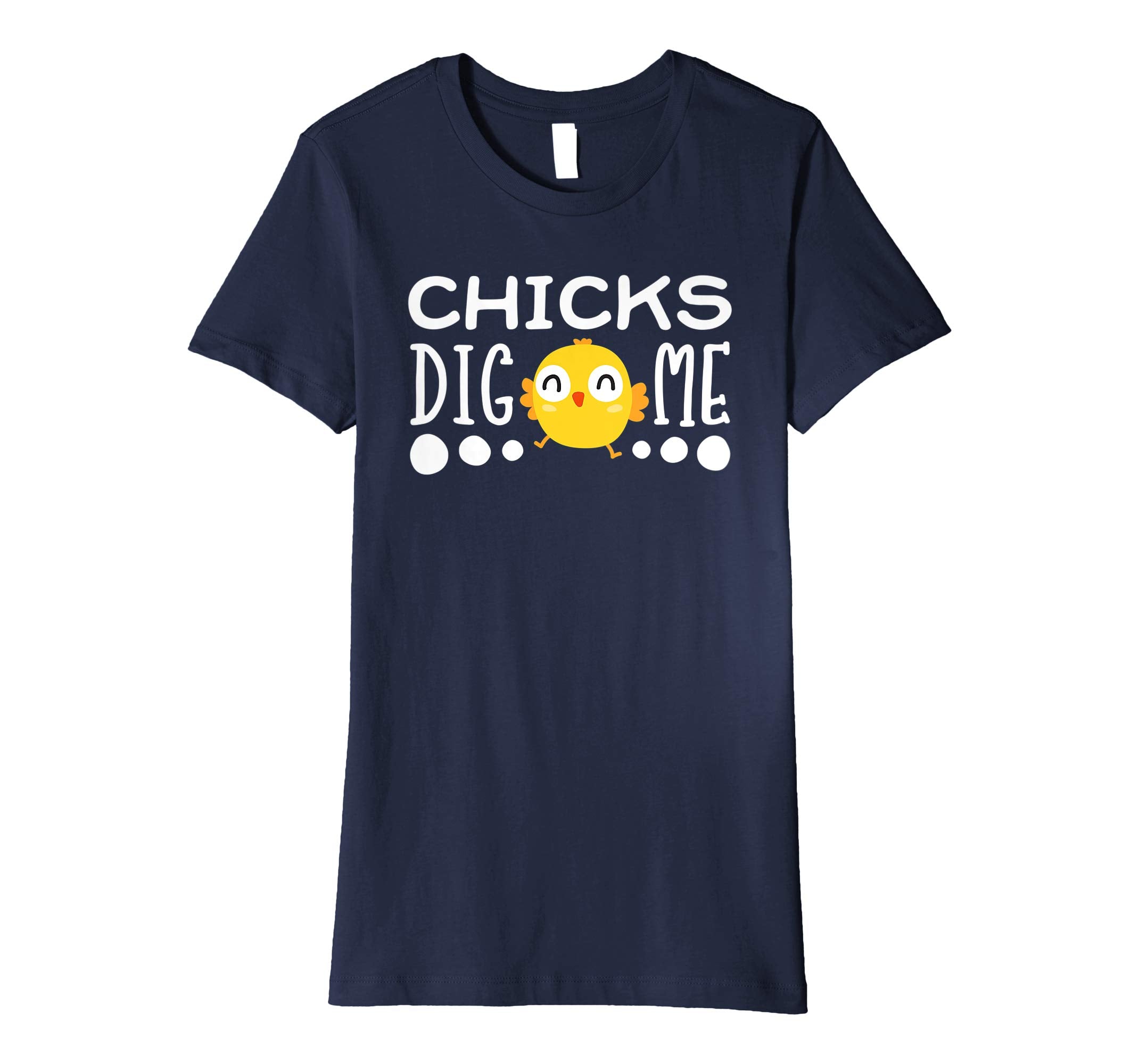 Chicks Dig Me Egg Hunt Happy Easter Kids Boys Girls T Shirt