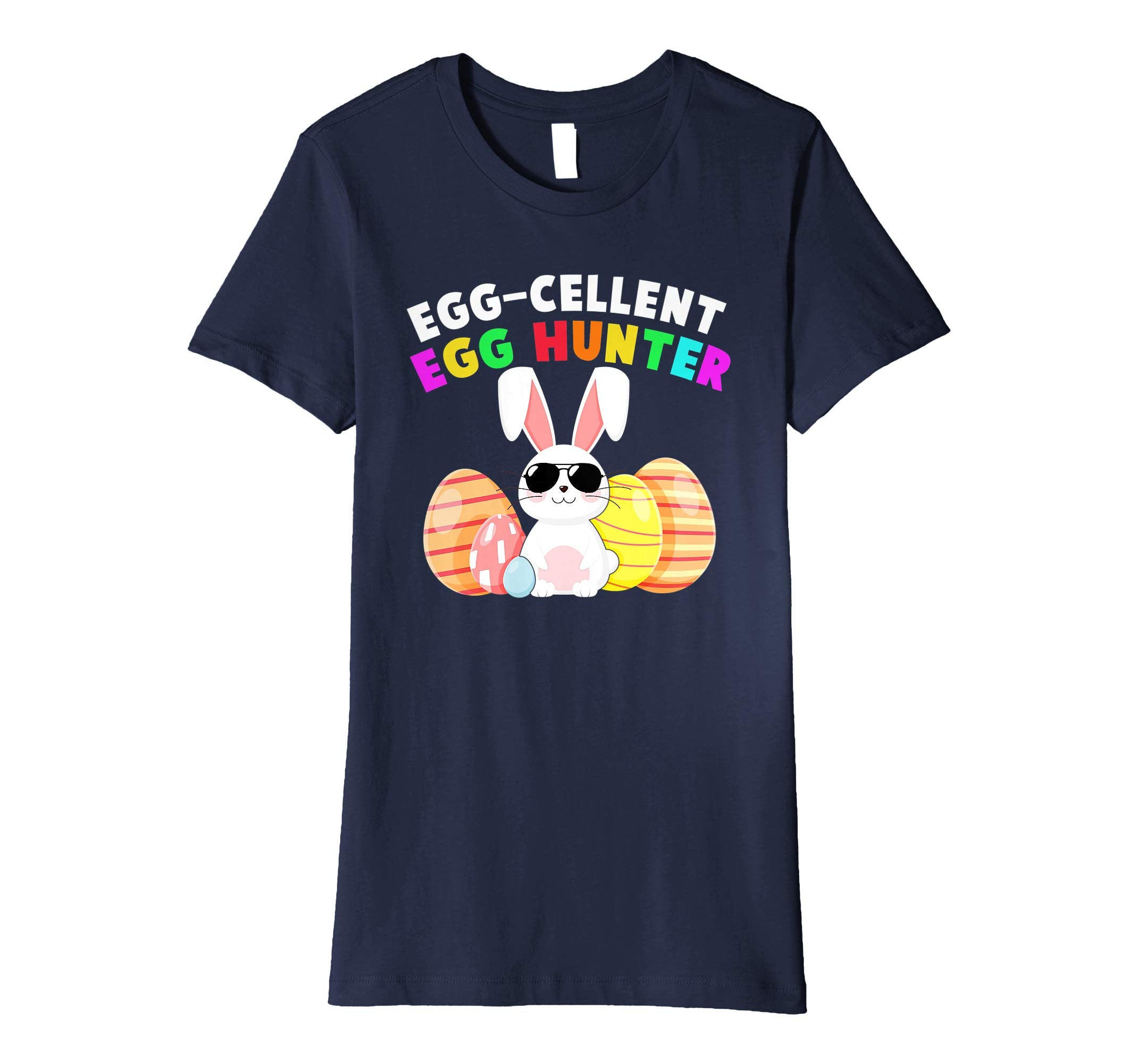 Egg-cellent Egg Hunter Easter T-Shirt Boys Girls Bunny Gift