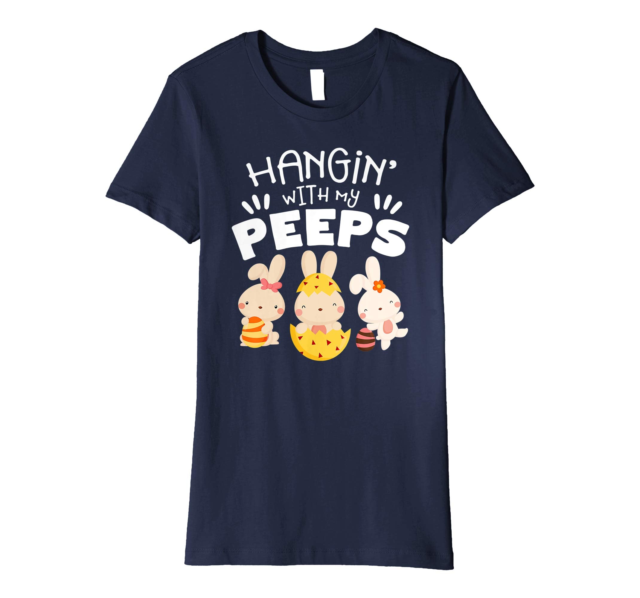 Hanging With My Peeps Happy Easter Kids Boys Girls T Shirt