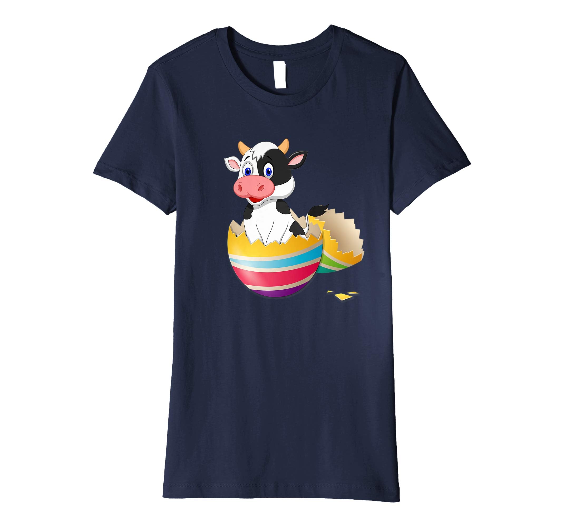Baby Cow Hatching From Easter Egg Easter Day Shirt