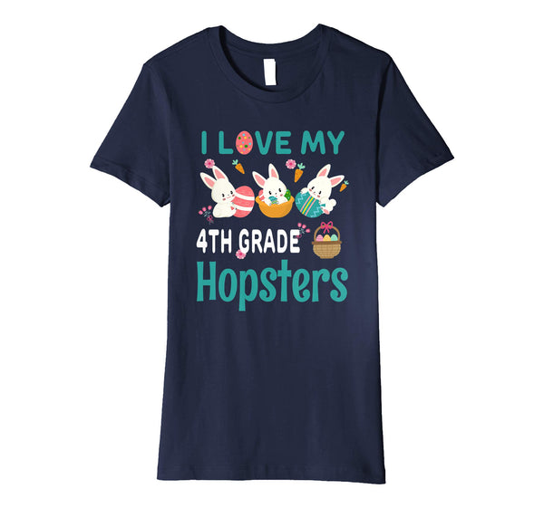 Easter 4th Grade Teacher Shirt Gift Easter Shirts For Women