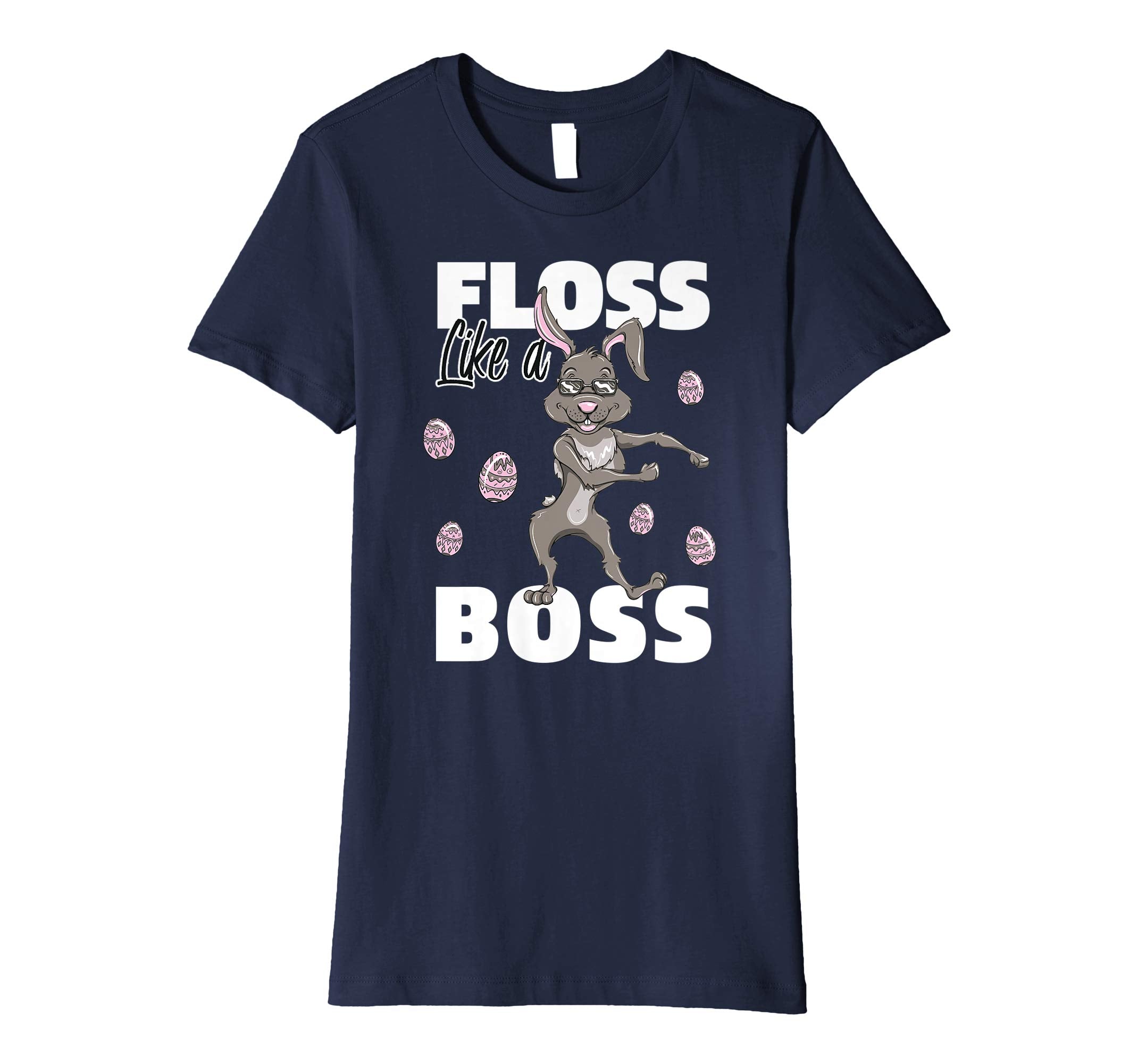 Boys Flossing Easter Bunny T-Shirt Kids Floss Like A Boss
