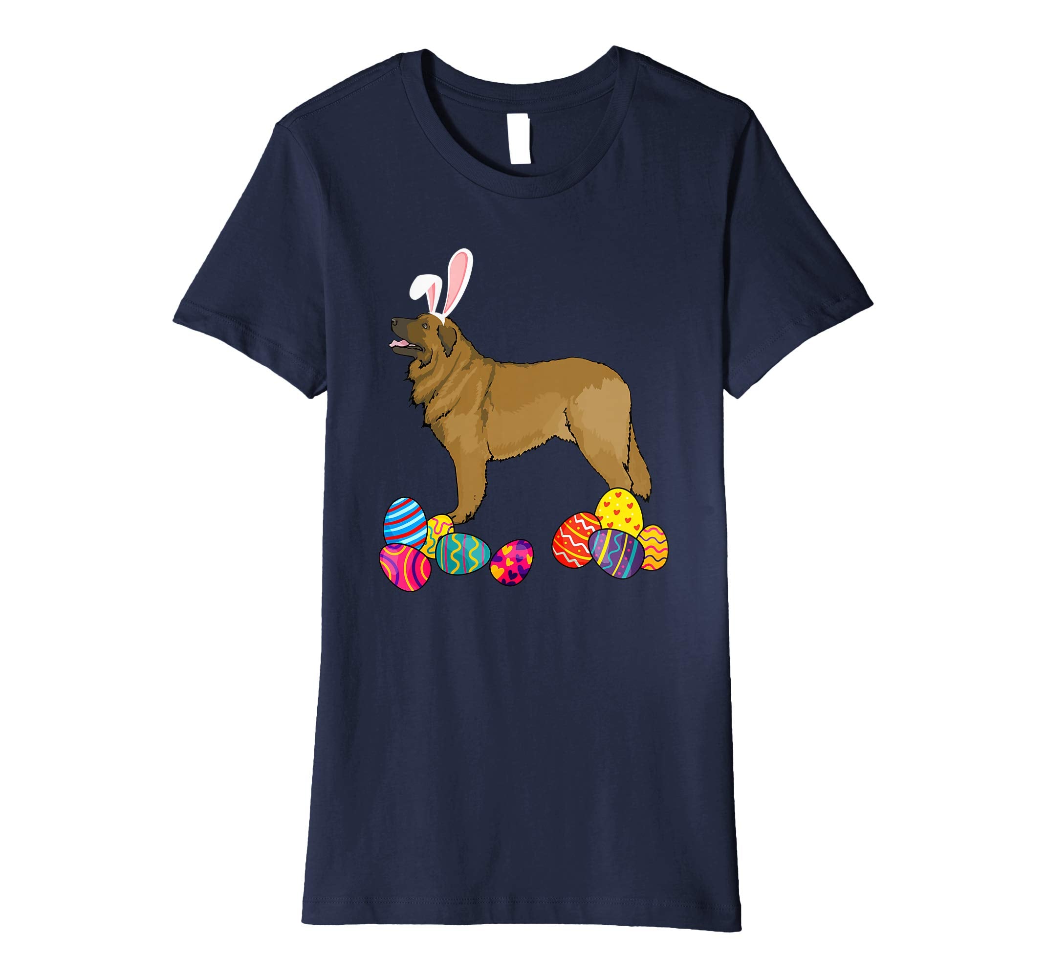 Leonberger Bunny Ear With Egg Easter Easter Day Shirt