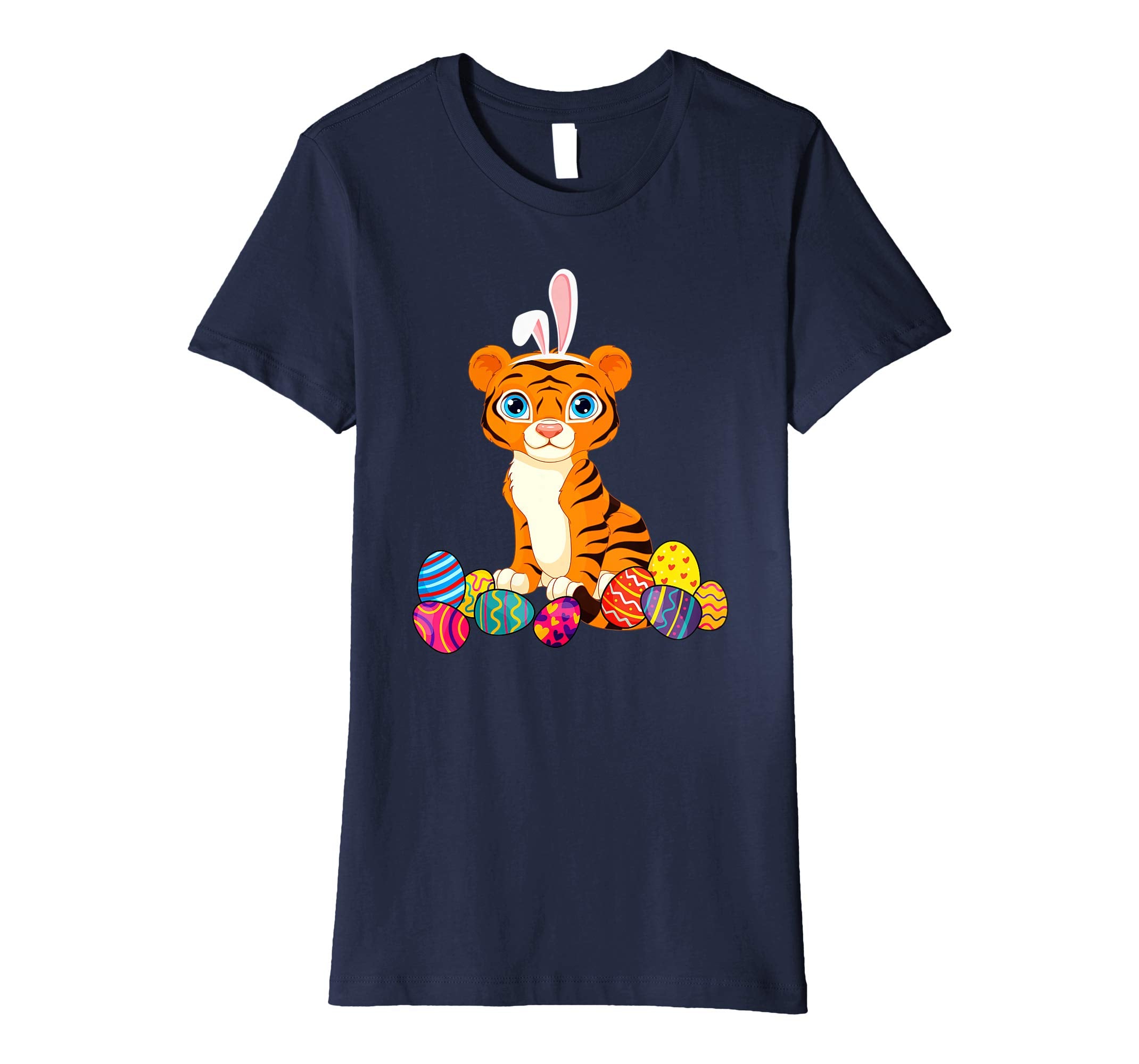 Tiger Bunny Ear With Egg Easter Easter Day Shirt
