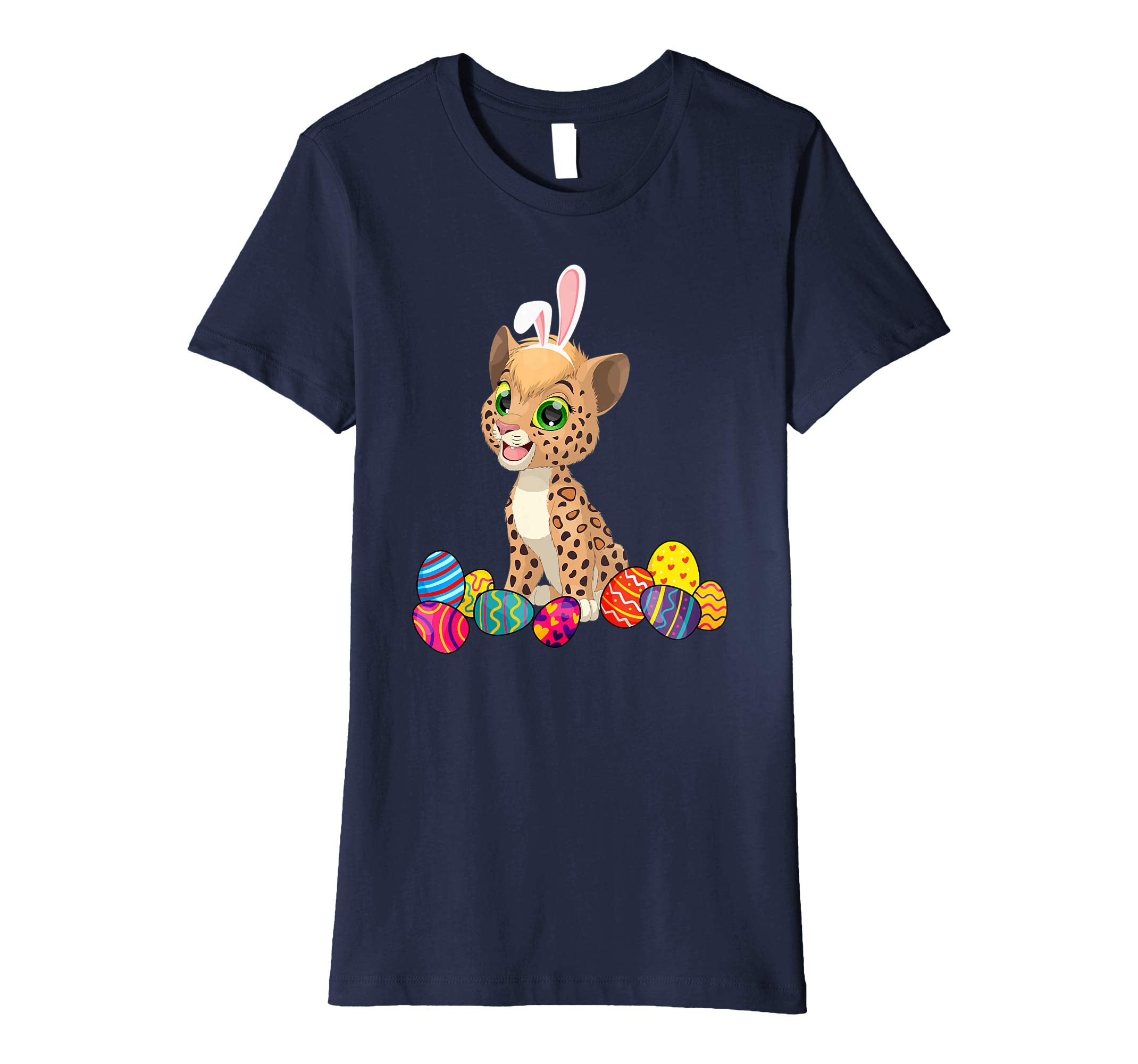 Leopard Bunny Ear With Egg Easter Easter Day Shirt
