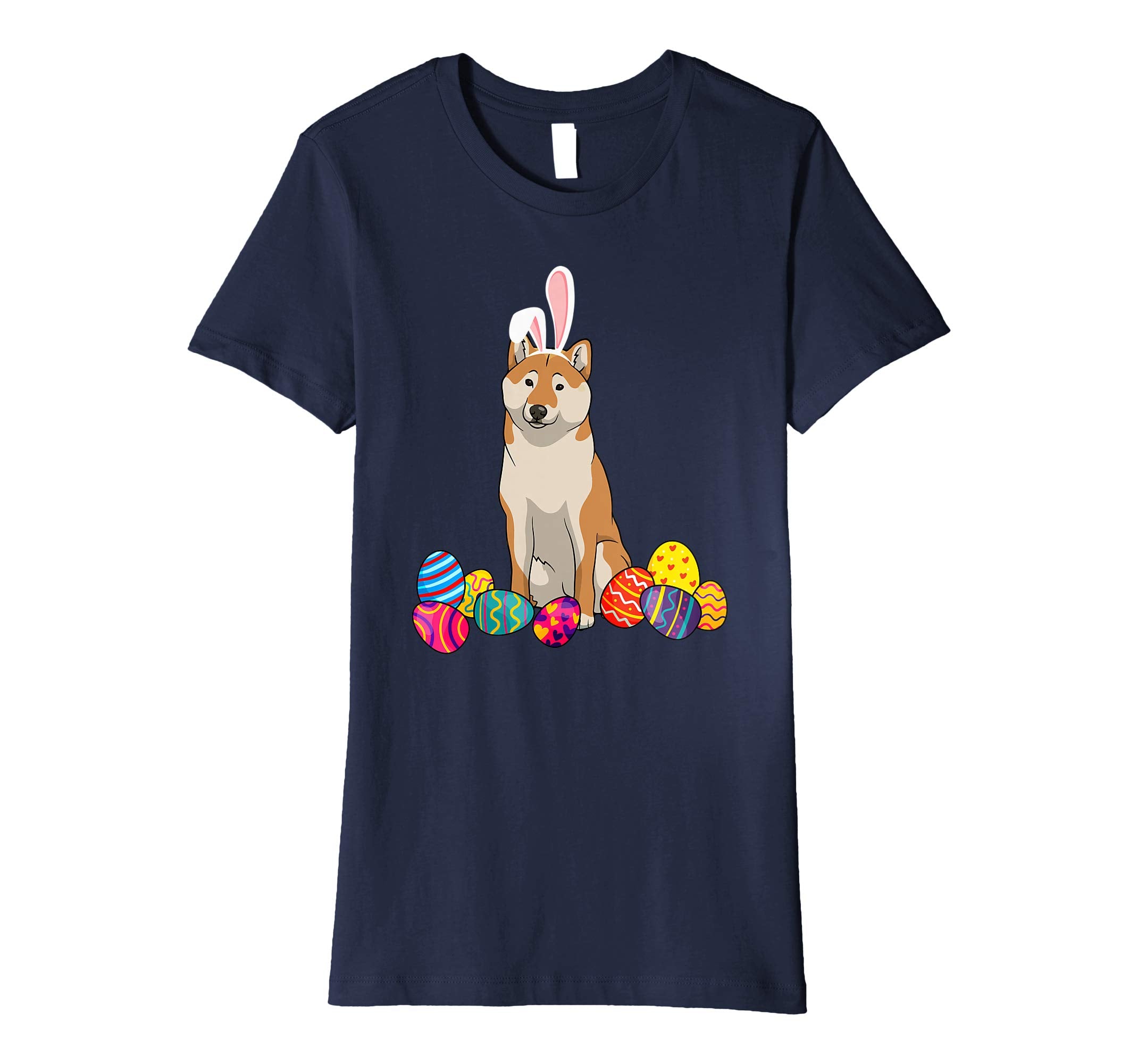 Shiba Bunny Ear With Egg Easter Easter Day Shirt