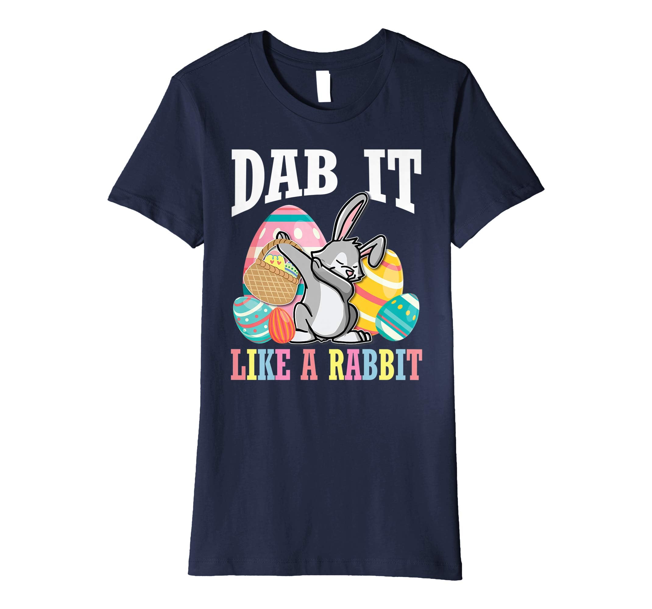 Lovely Bunny Dabbing Easter Eggs Shirt Dab It Like A Rabbit