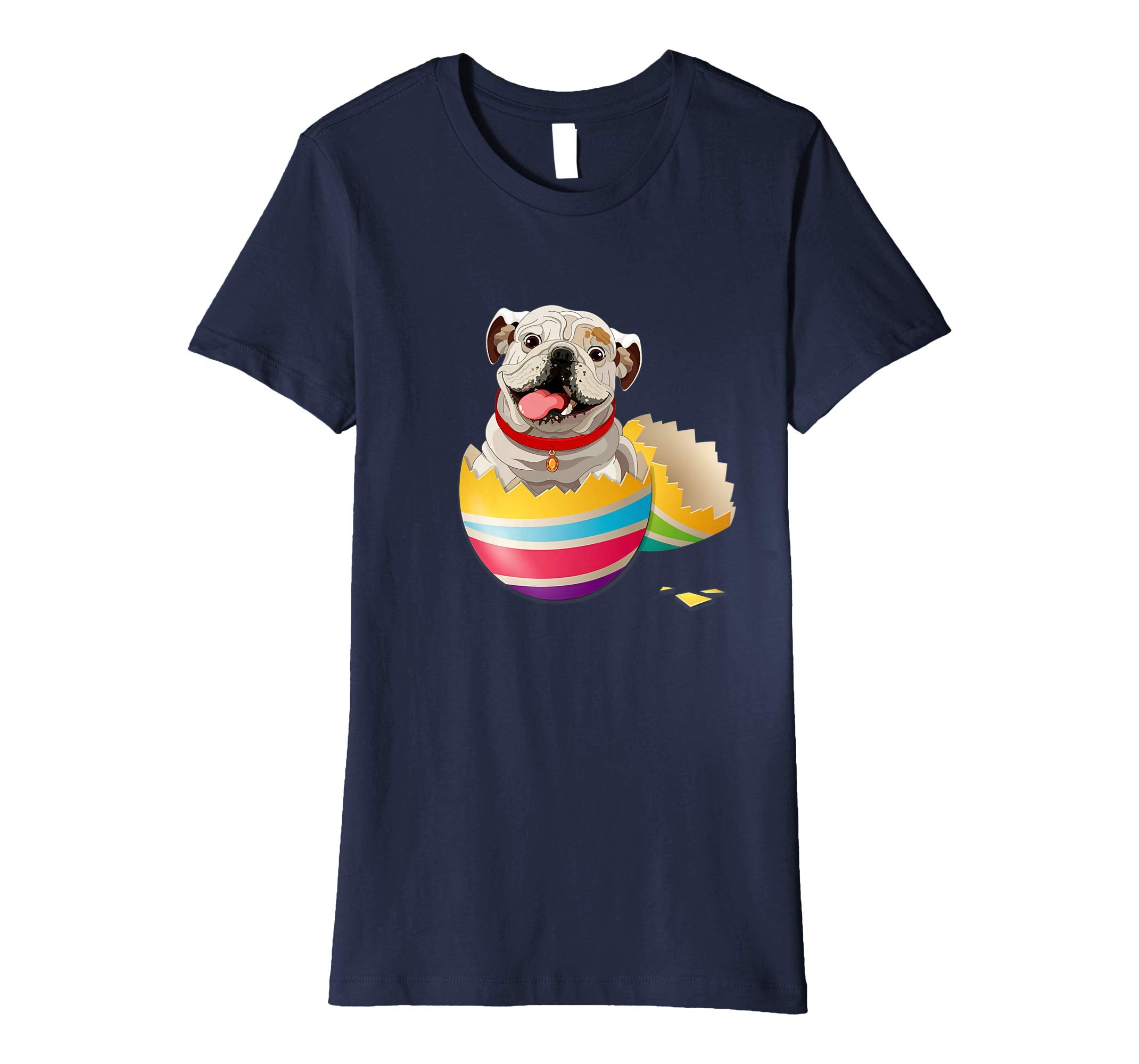 English Bulldog Hatching From Easter Egg Easter Day Shirt