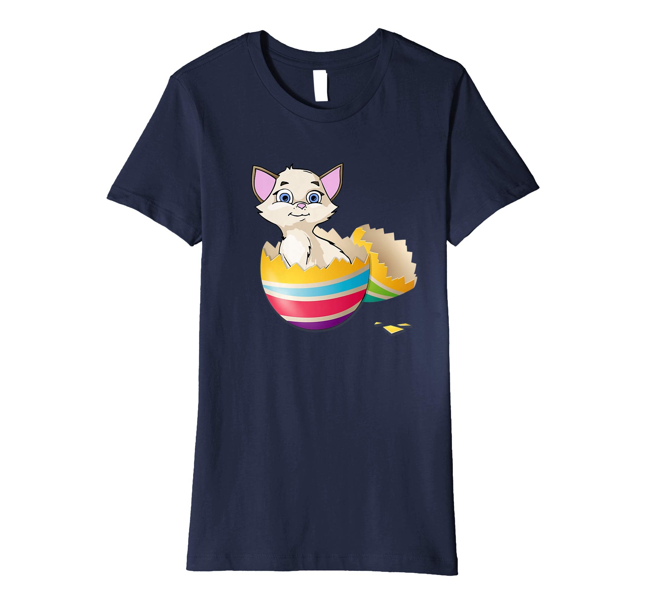 Baby Cat Hatching From Easter Egg Easter Day Shirt