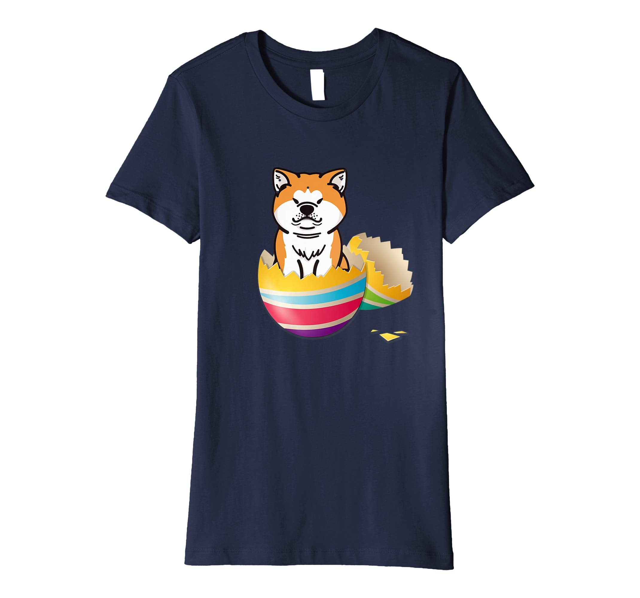 Akita Hatching From Easter Egg Easter Day Shirt