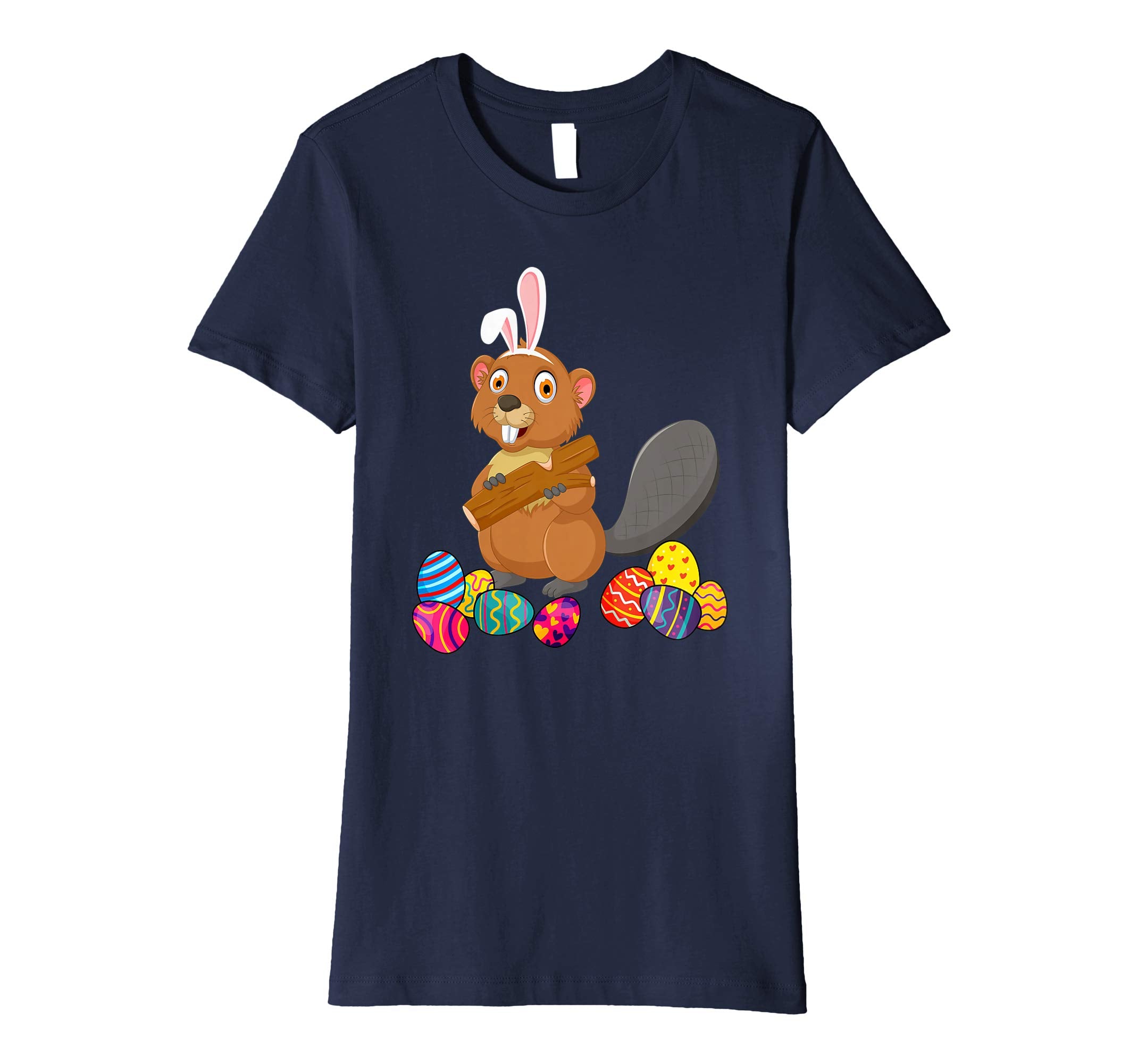 Beaver Bunny Ear With Egg Easter Easter Day Shirt