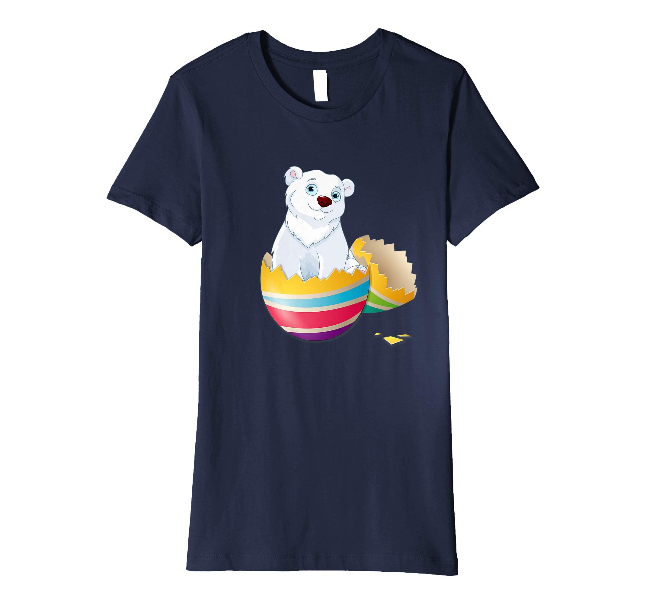 Baby Polar Bear Hatching From Easter Egg Easter Day Shirt