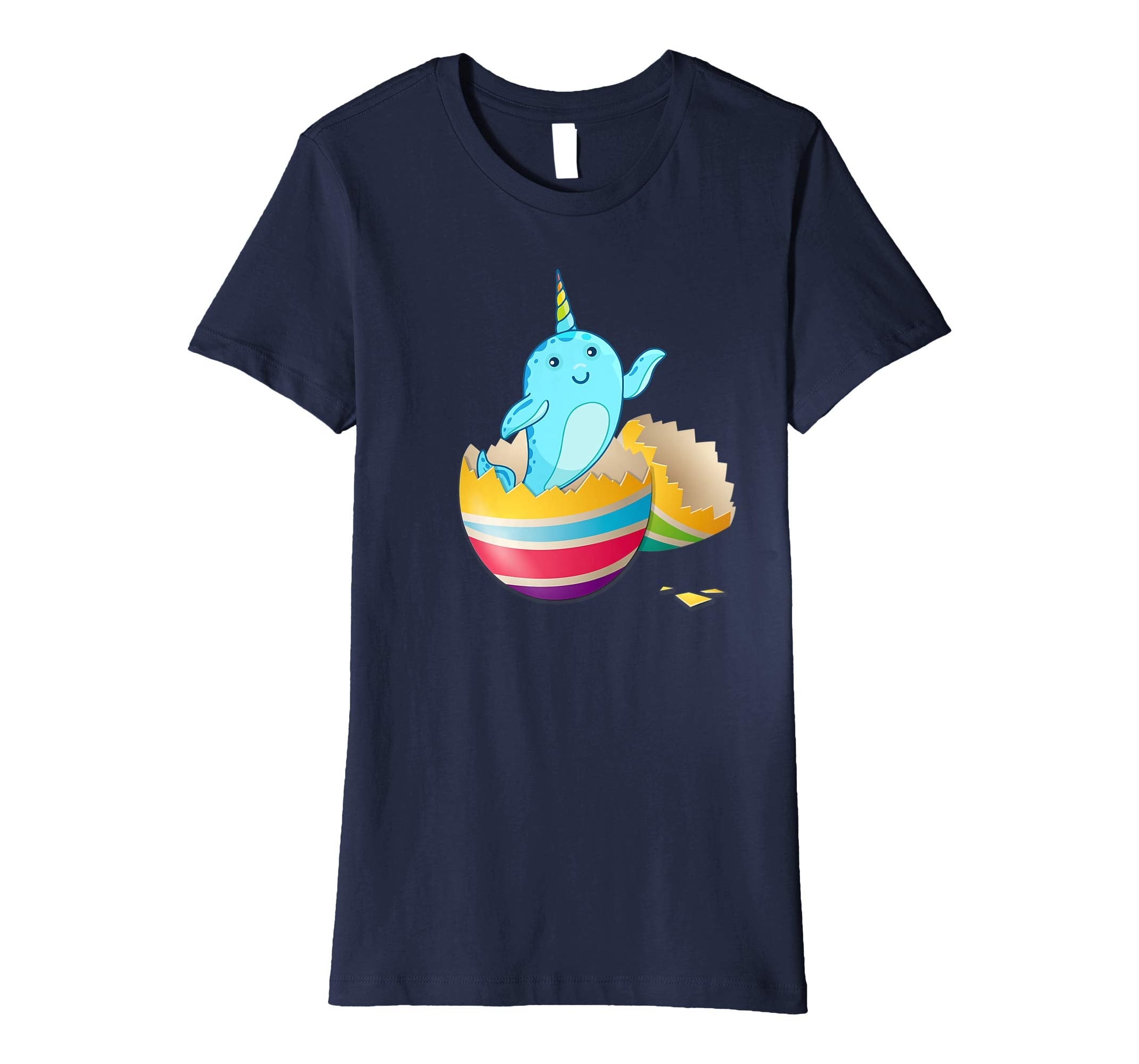 Baby Narwhals Hatching From Easter Egg Easter Day Shirt