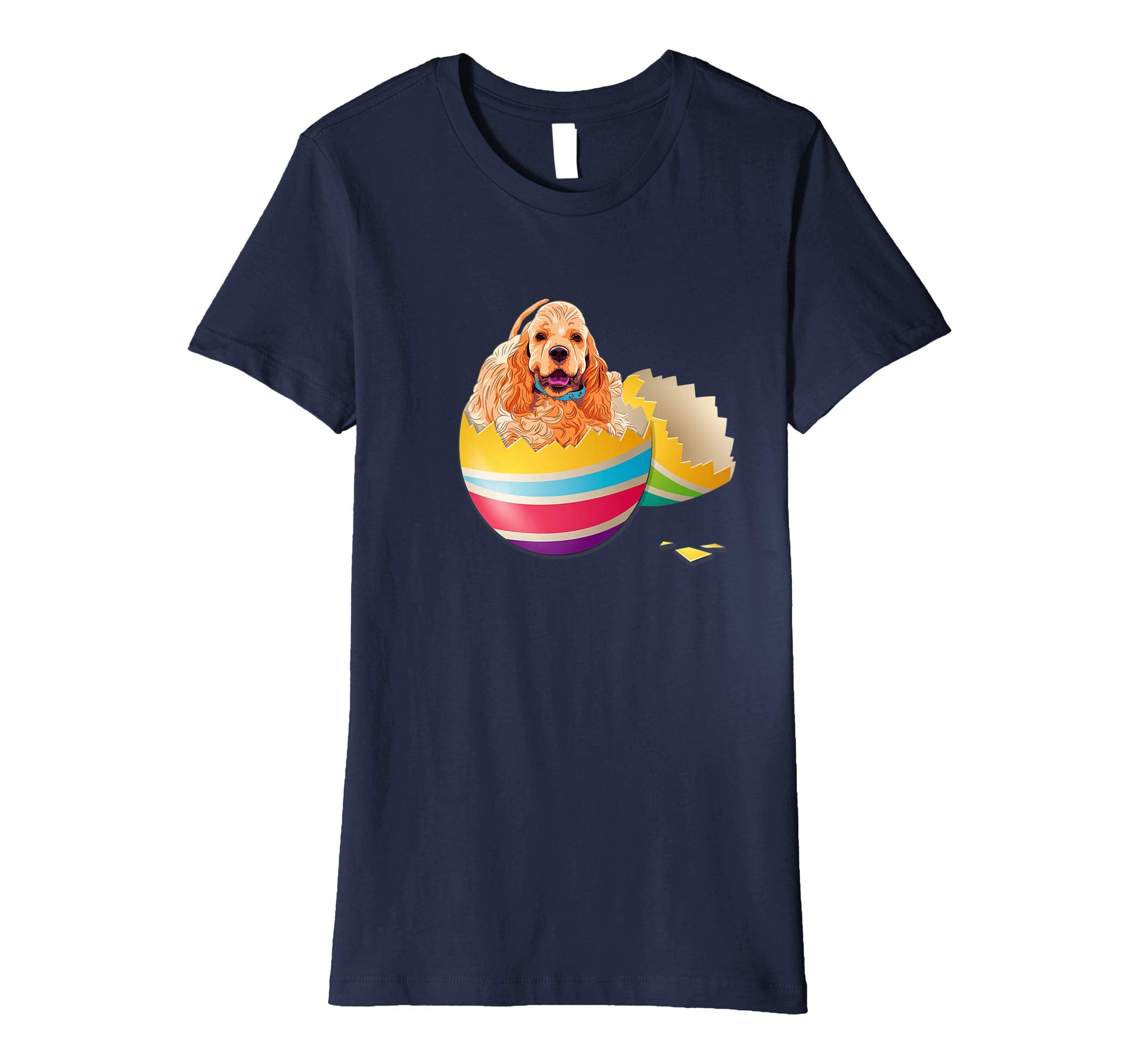 Cocker Spaniel Hatching From Easter Egg Easter Day Shirt