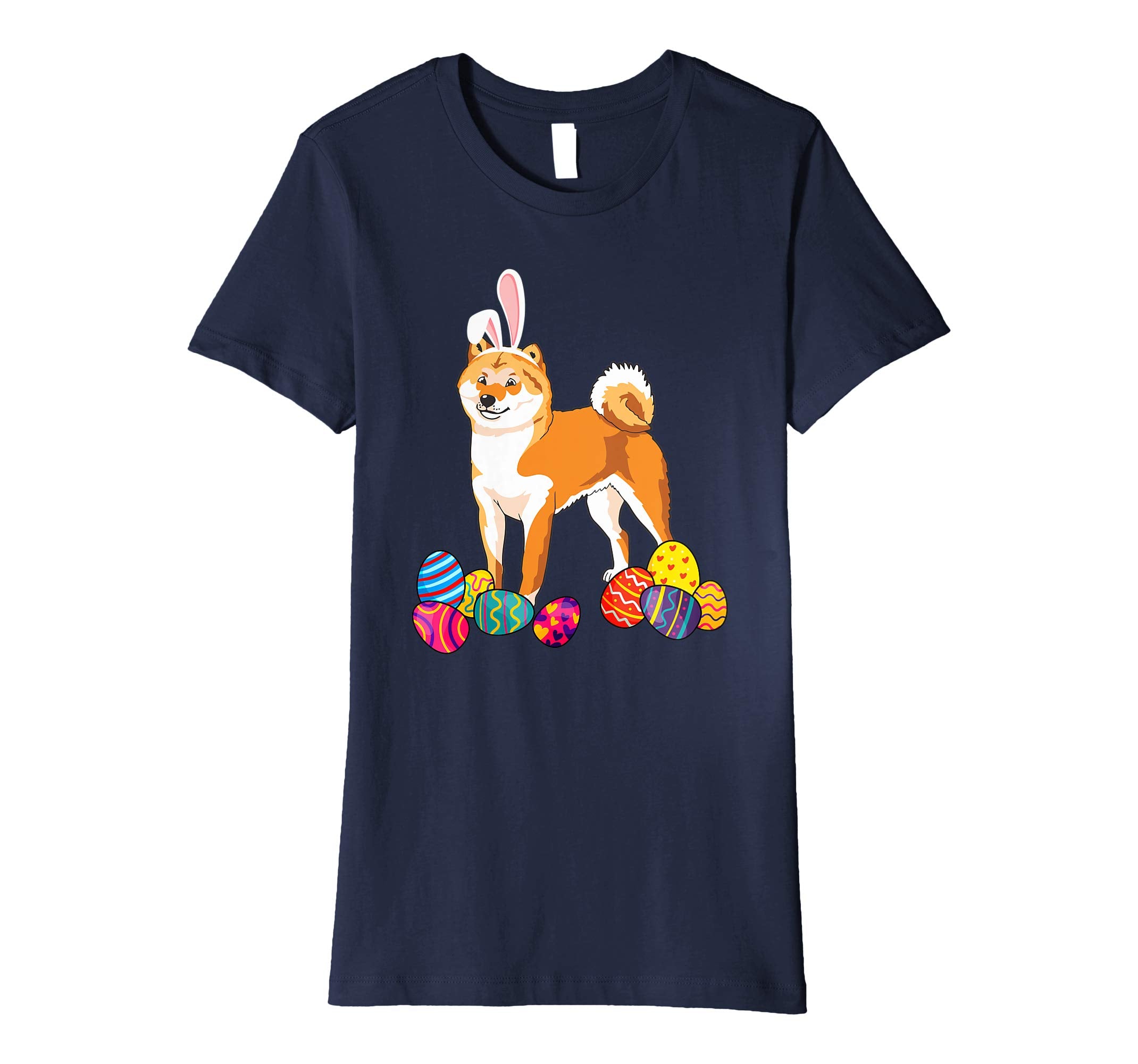 Akita Bunny Ear With Egg Easter Easter Day Shirt