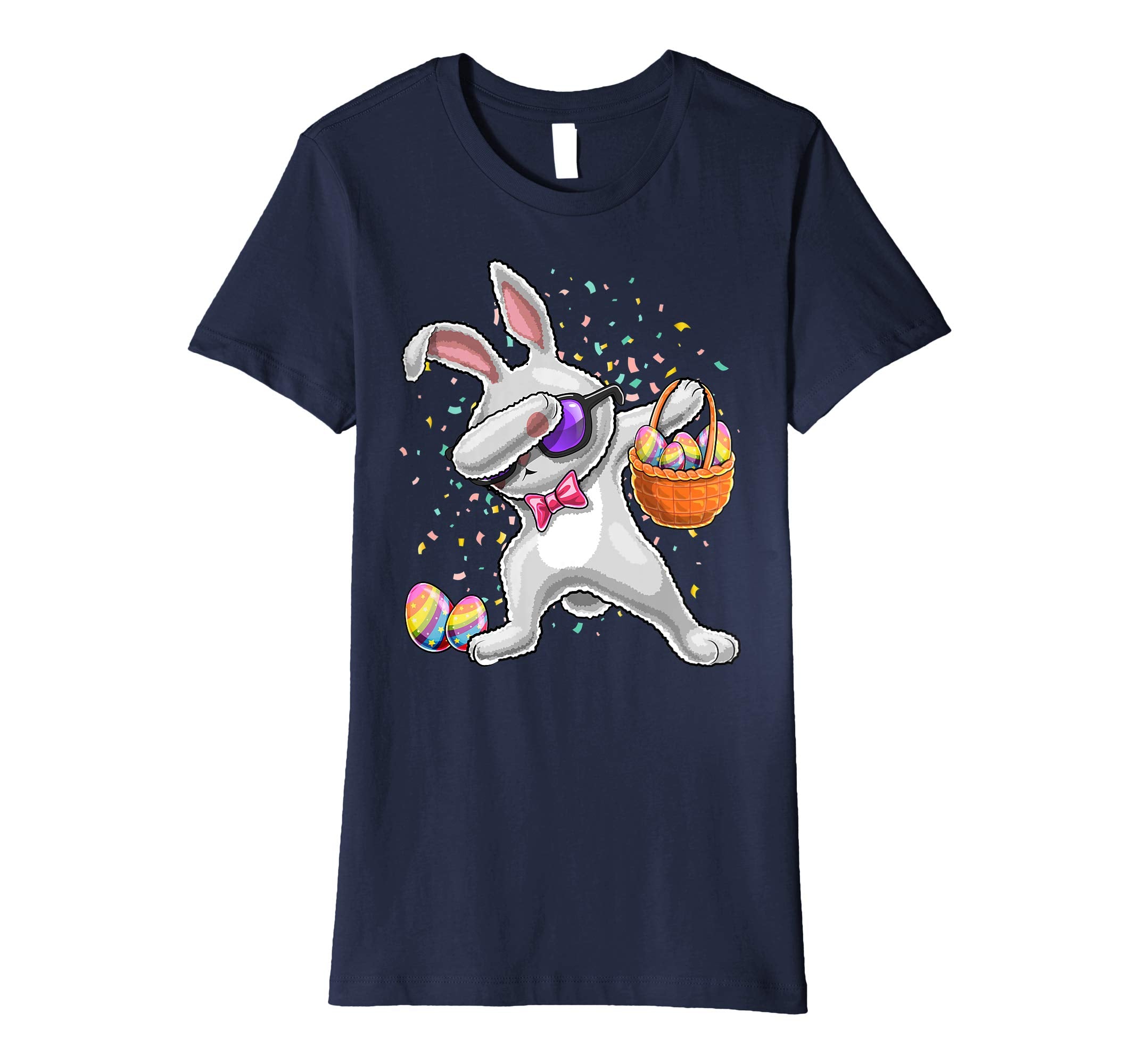 Dabbing Easter Bunny Shirt Kids Easter Egg Basket Gift Kids