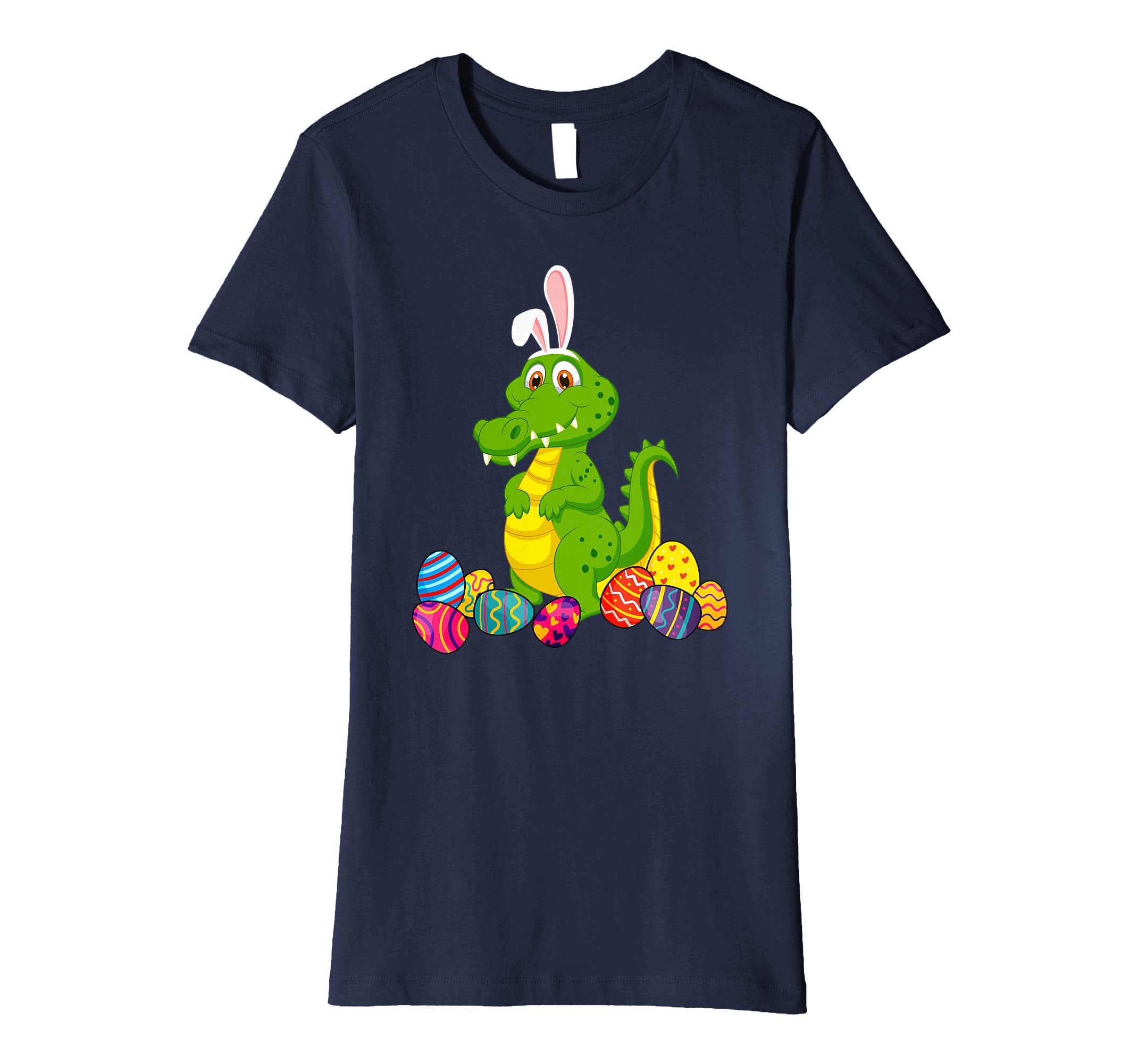 Crocodile Bunny Ear With Egg Easter Easter Day Shirt