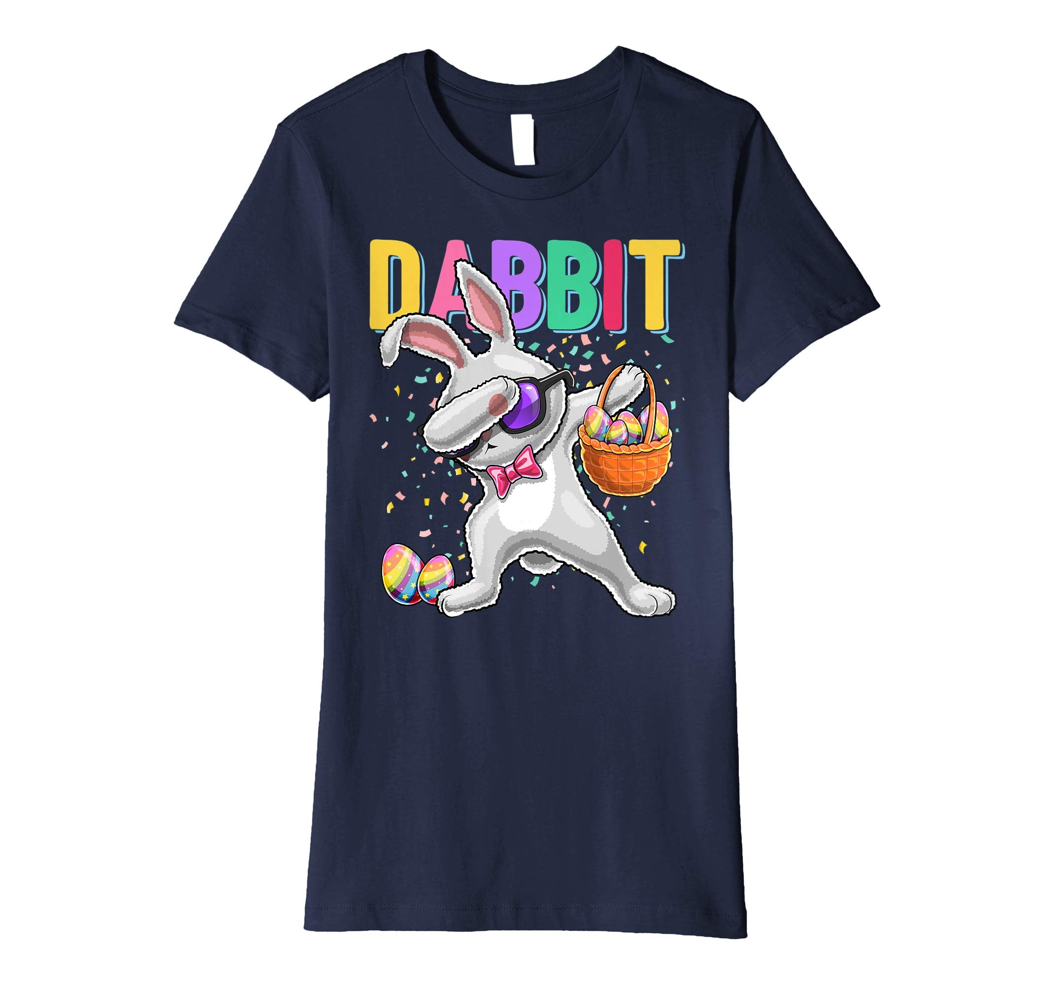 Dabbit Dabbing Easter Bunny Shirt Easter Egg Basket Gift Kid