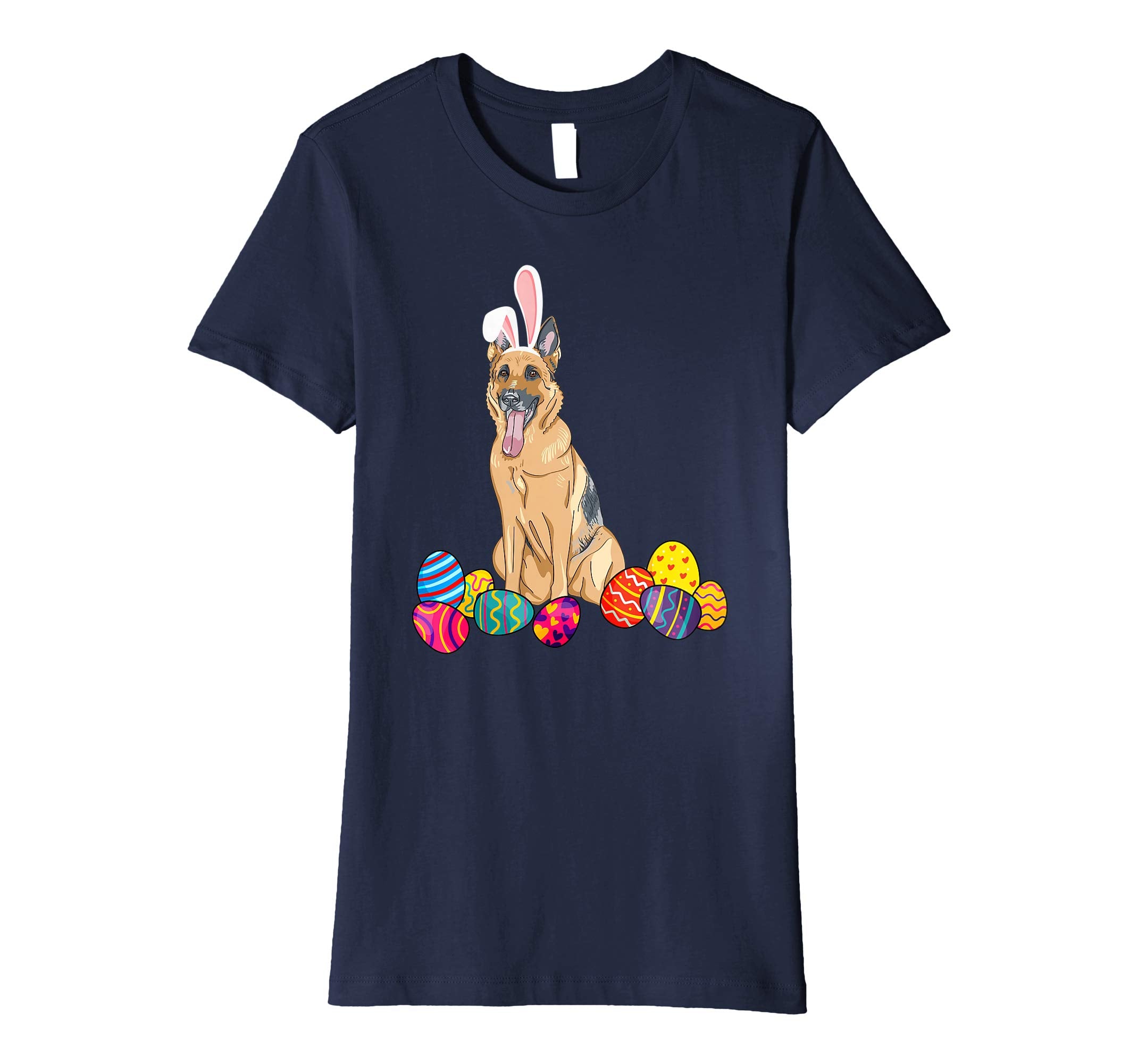 German Shepherd Bunny Ear With Egg Easter Easter Day Shirt