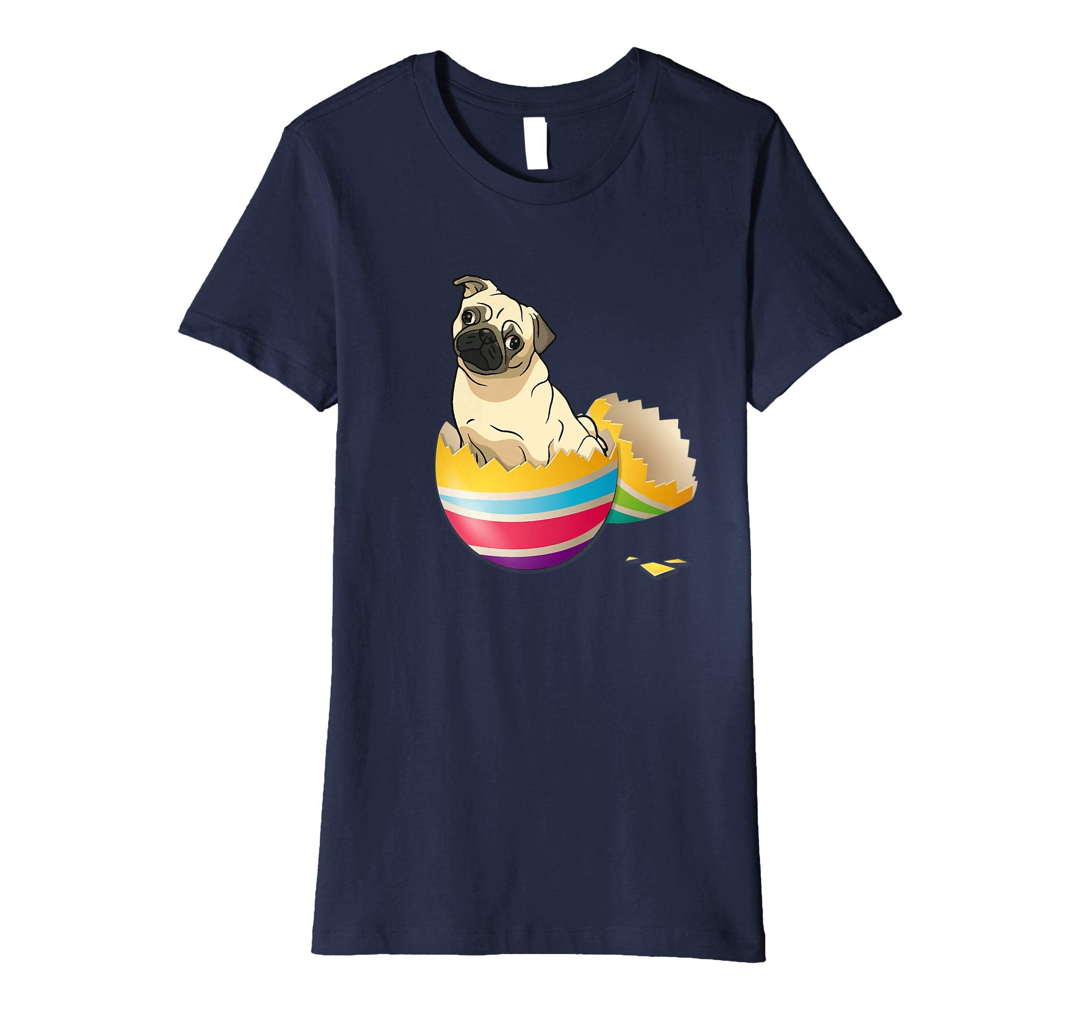 Pug Hatching From Easter Egg Easter Day Shirt