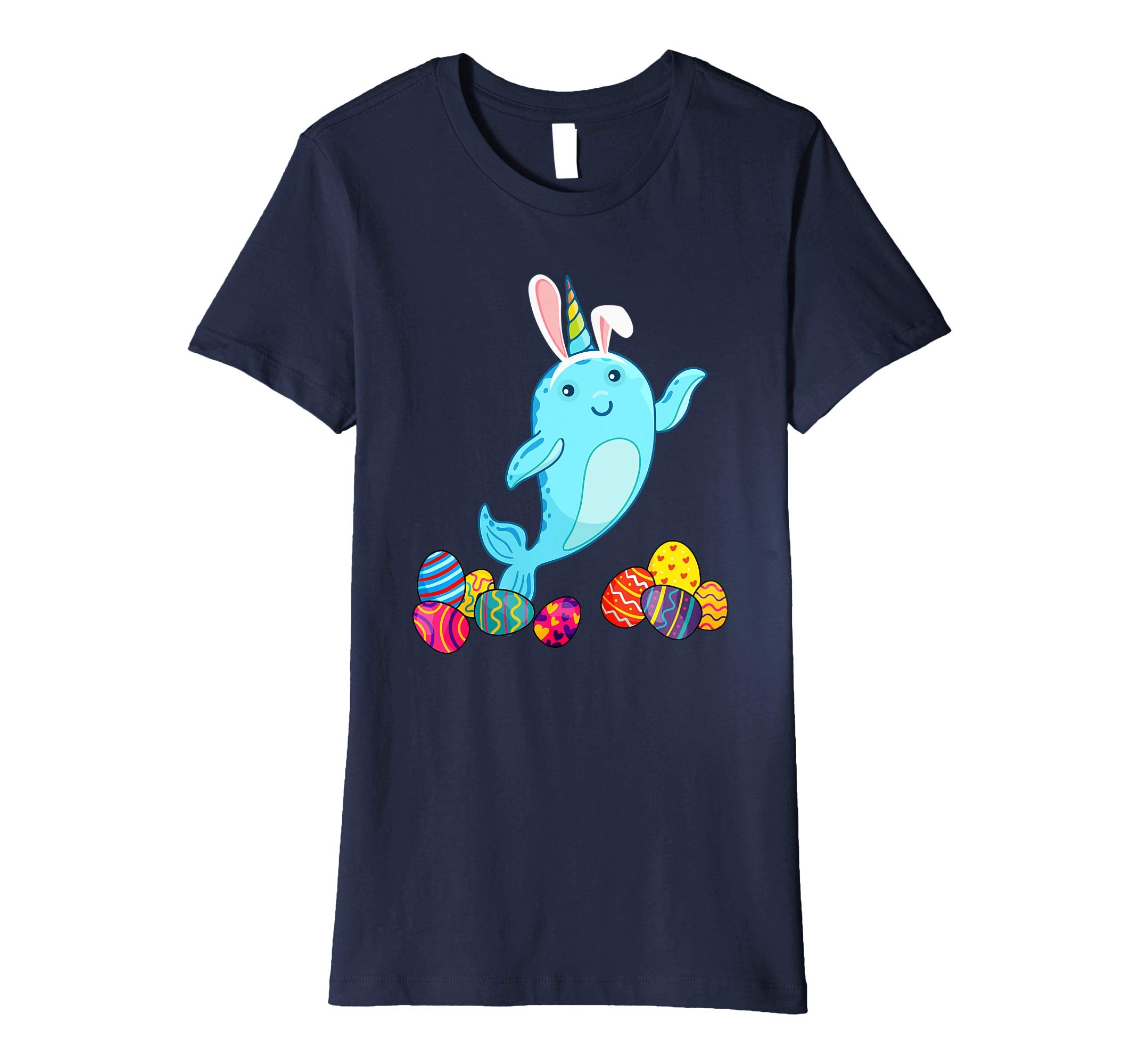 Narwhals Bunny Ear With Egg Easter Easter Day Shirt