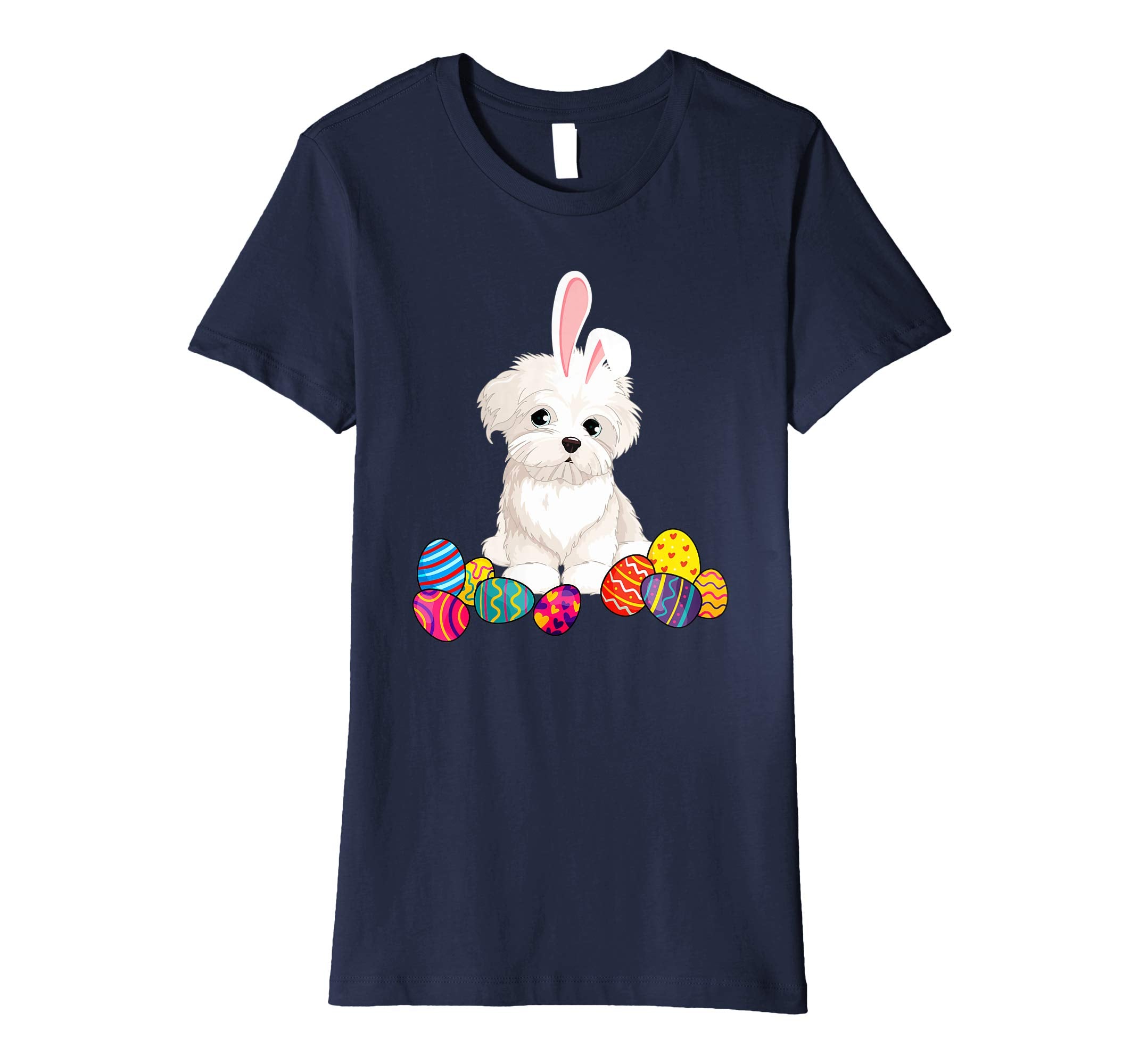 Maltese Bunny Ear With Egg Easter Easter Day Shirt