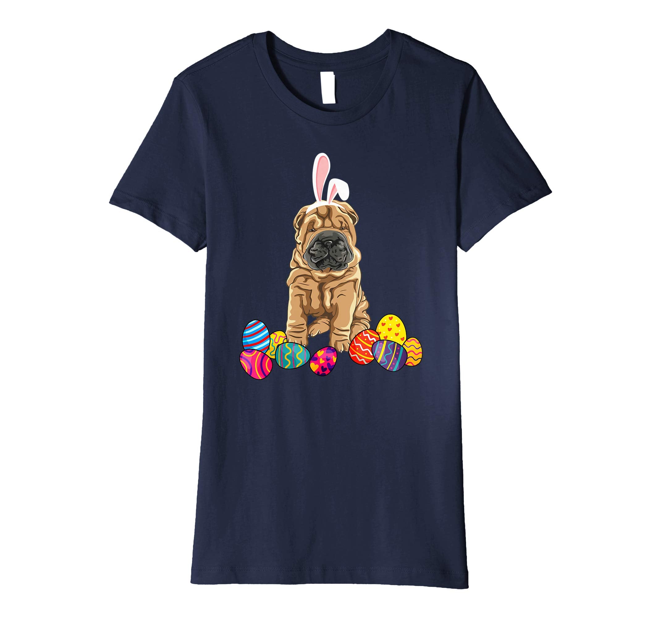 Chinese Shar-Pei Bunny Ear With Egg Easter Easter Day Shirt