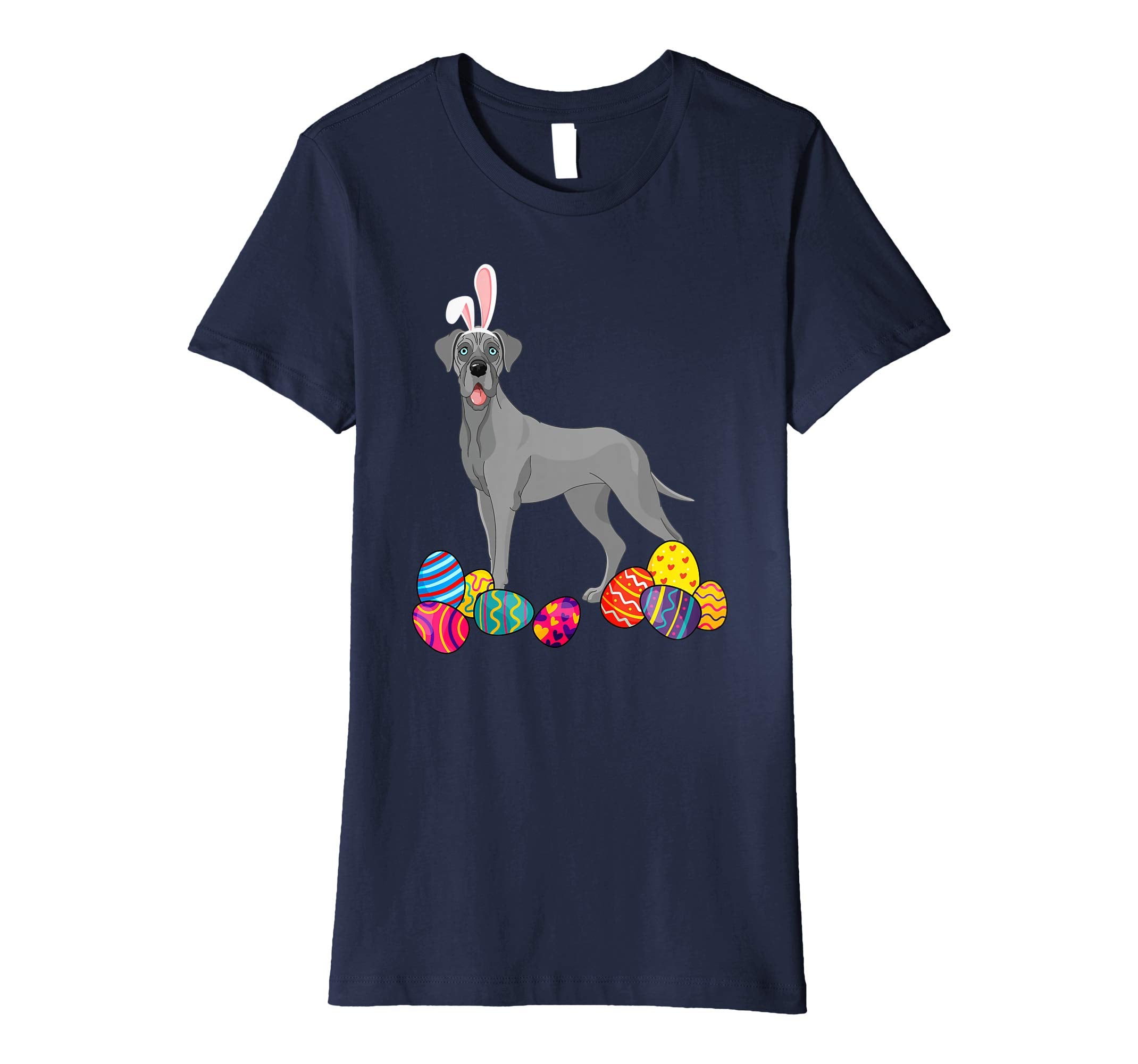 Great Dane Bunny Ear With Egg Easter Easter Day Shirt