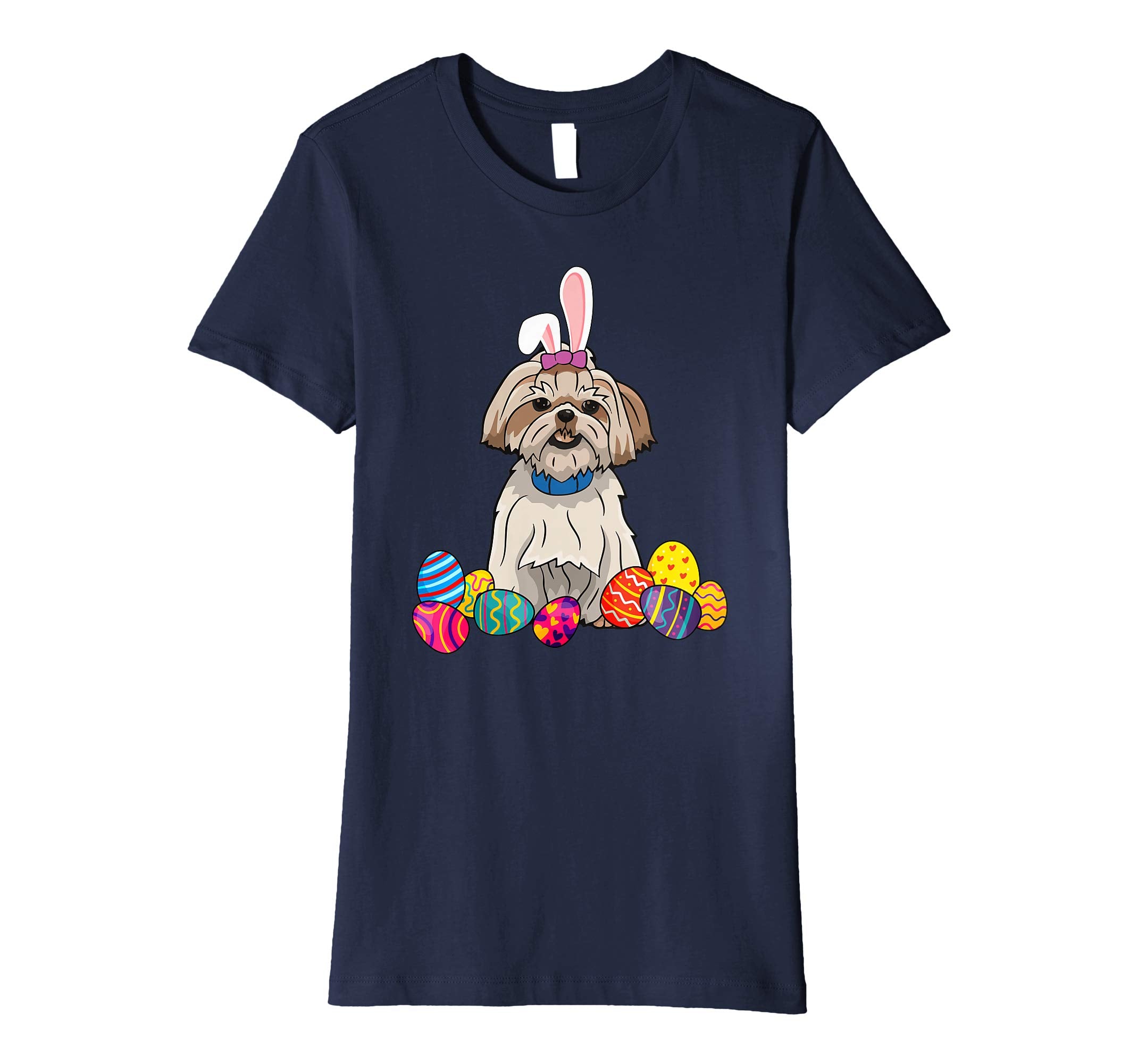 Shih Tzu Bunny Ear With Egg Easter Easter Day Shirt