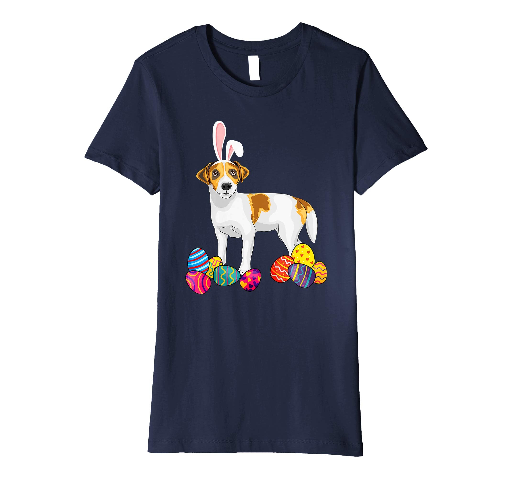 Russell Terrier Bunny Ear With Egg Easter Easter Day Shirt