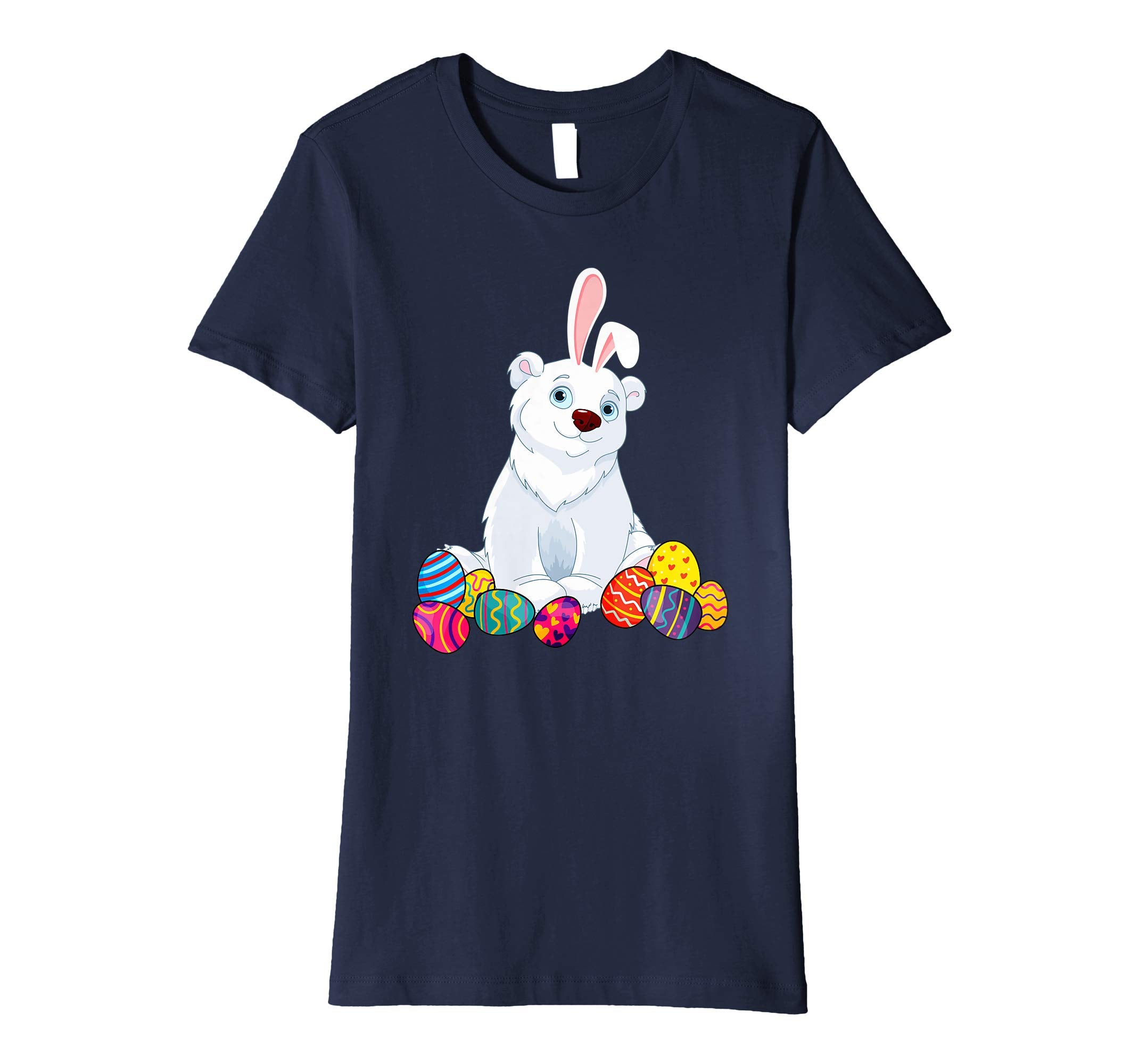 Polar Bear Bunny Ear With Egg Easter Easter Day Shirt