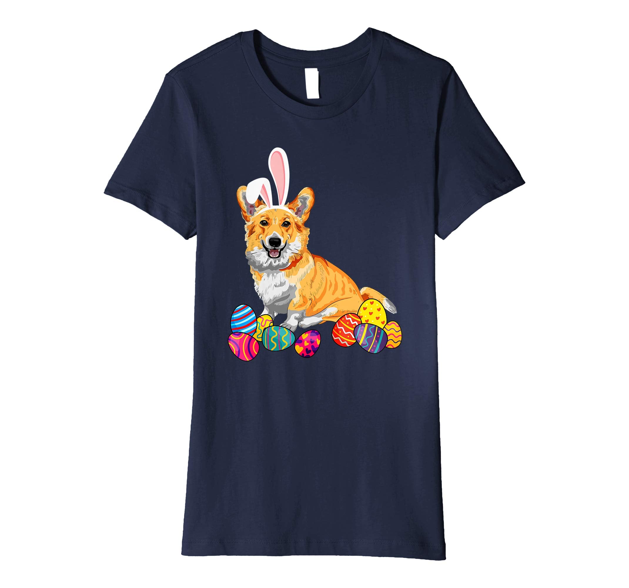 Corgi Bunny Ear With Egg Easter Easter Day Shirt