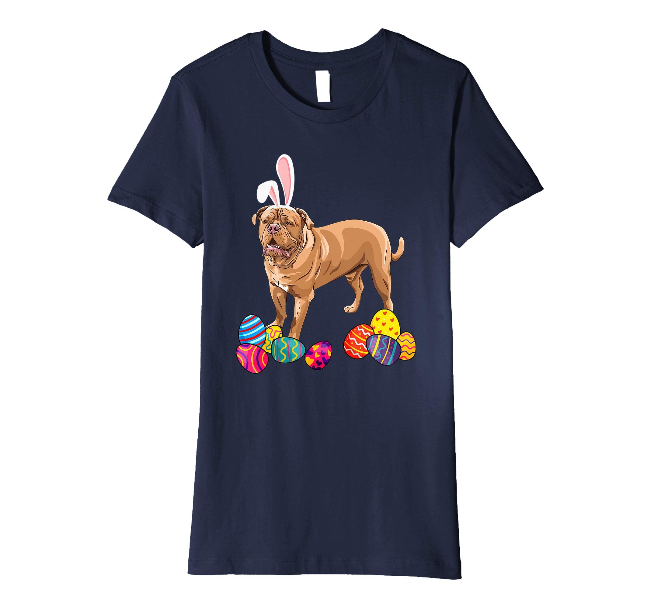 French Mastiff Bunny Ear With Egg Easter Easter Day Shirt