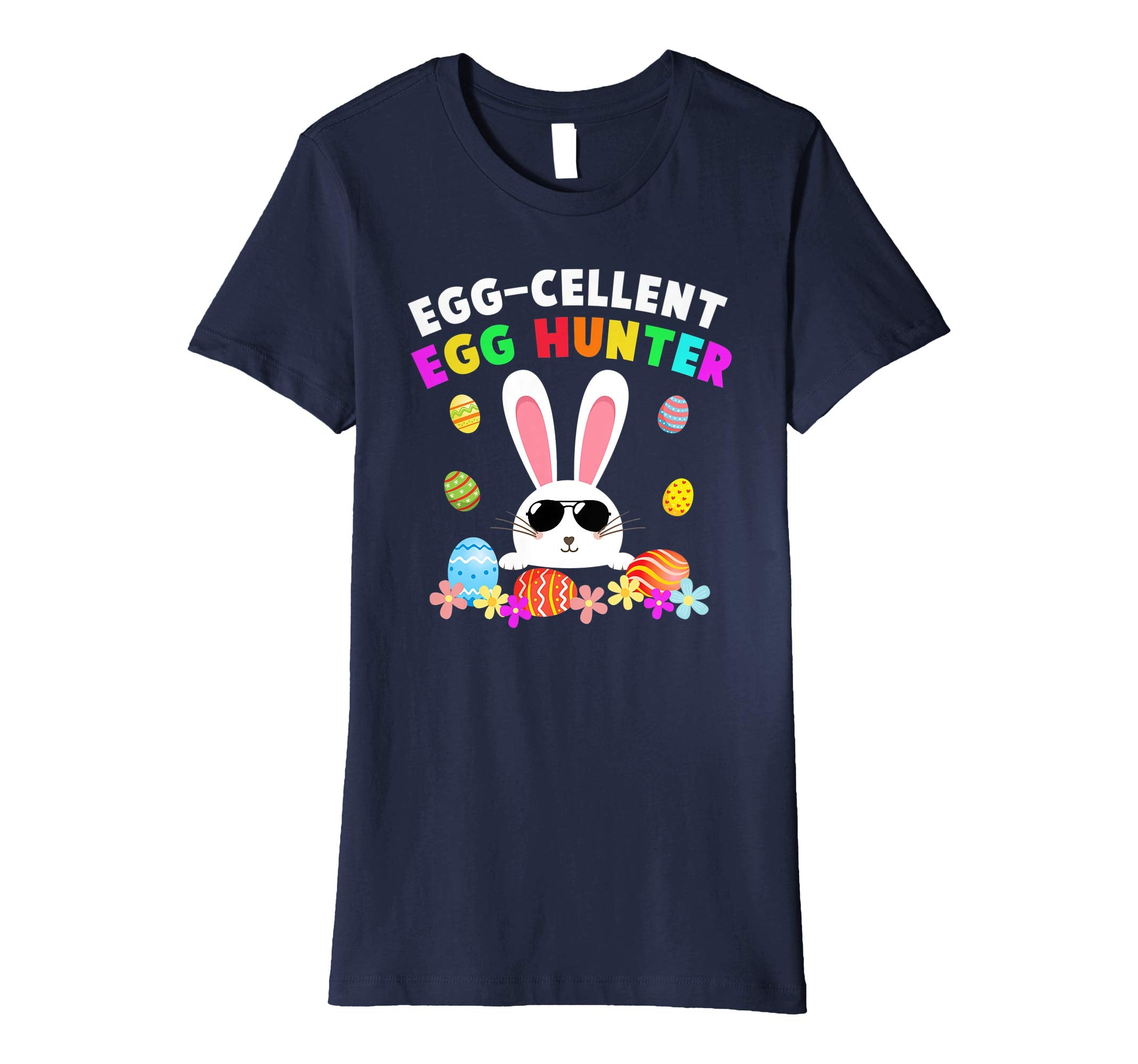 Egg-cellent Egg Hunter Easter T-Shirt Boys Girls Bunny Gift