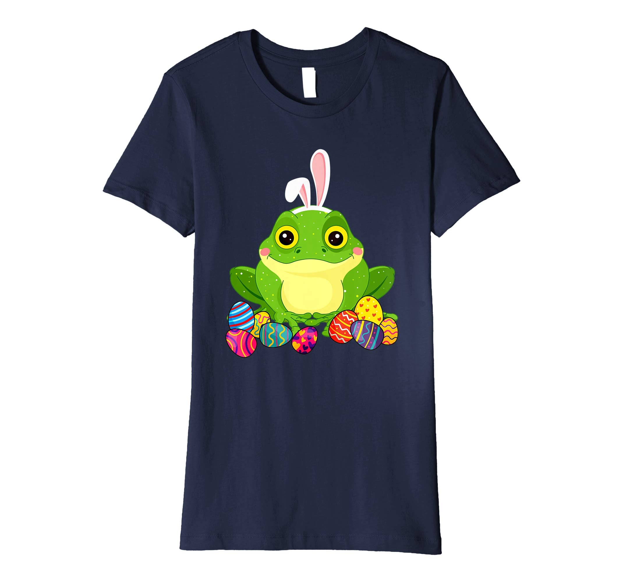 Frog Bunny Ear With Egg Easter Easter Day Shirt