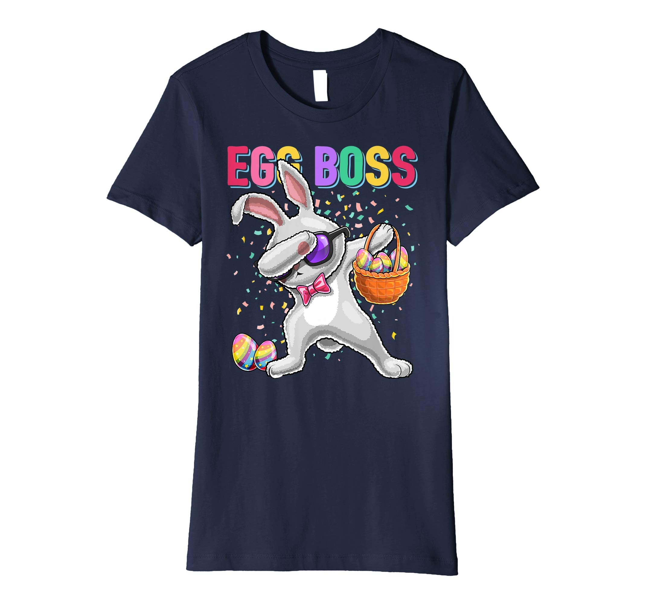 Egg Boss Dabbing Easter Bunny Shirt Easter Day Egg Gift Kids