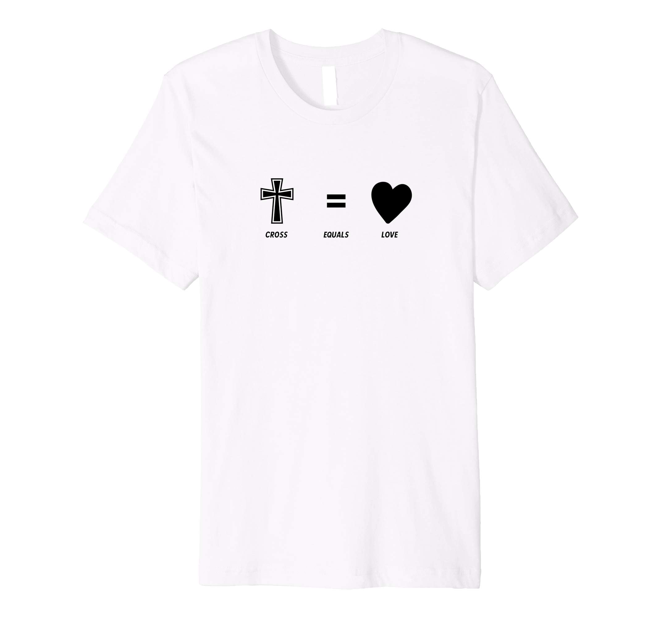 Cross Equals Love Inspiring Easter Christian Gift Shirt