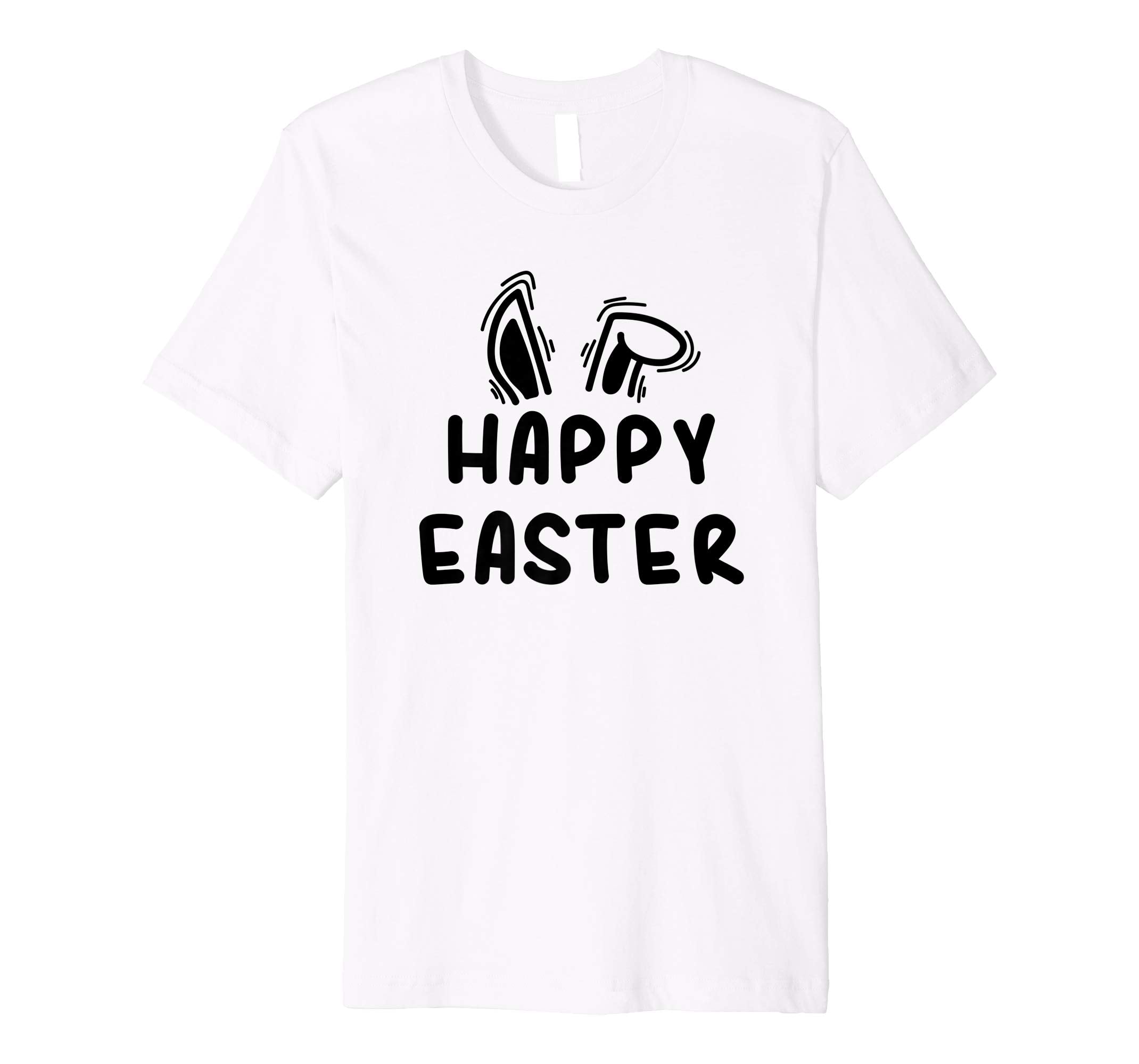 Cute Happy Easter Bunny T shirt for Toddler Girls and Boys