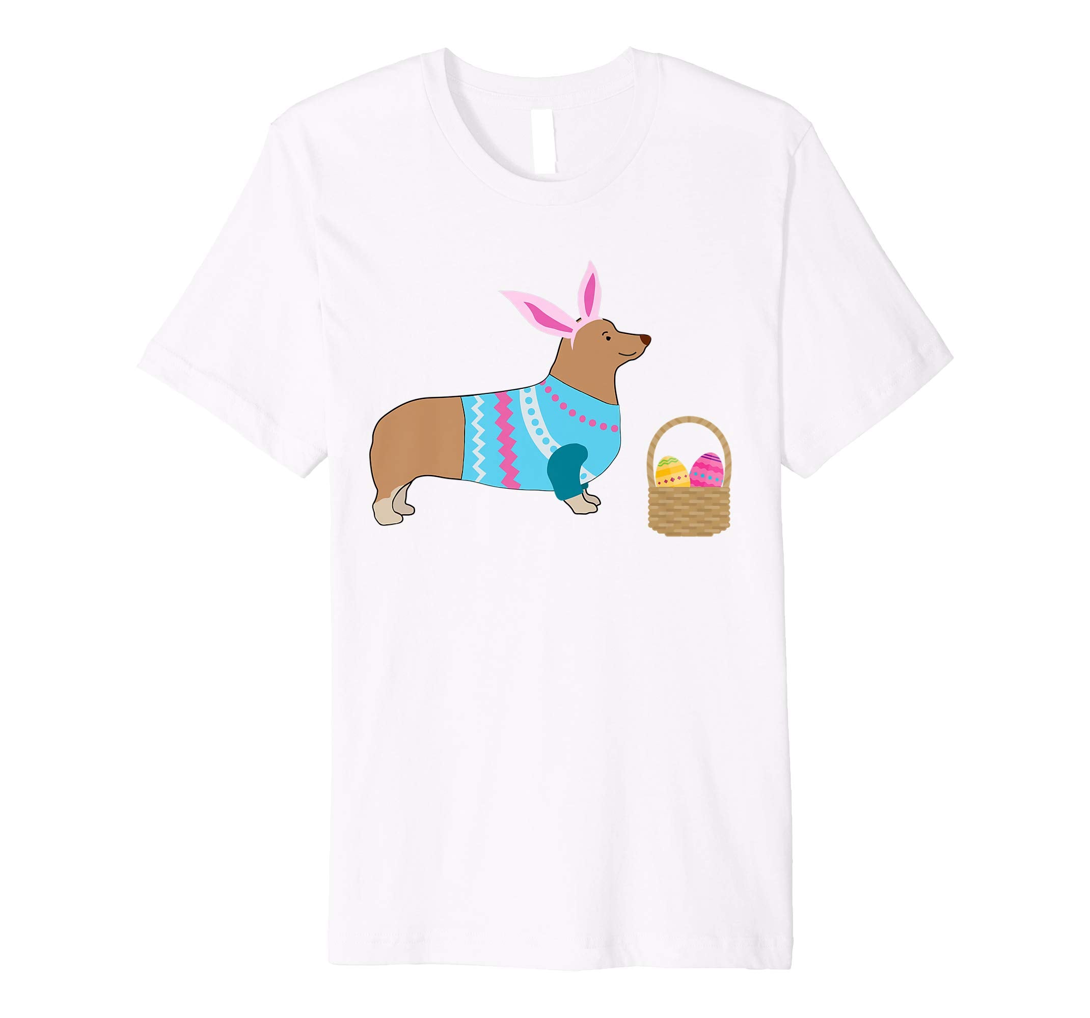 Corgi Easter T-shirt Pembroke Welsh Corgi in Dog Dress