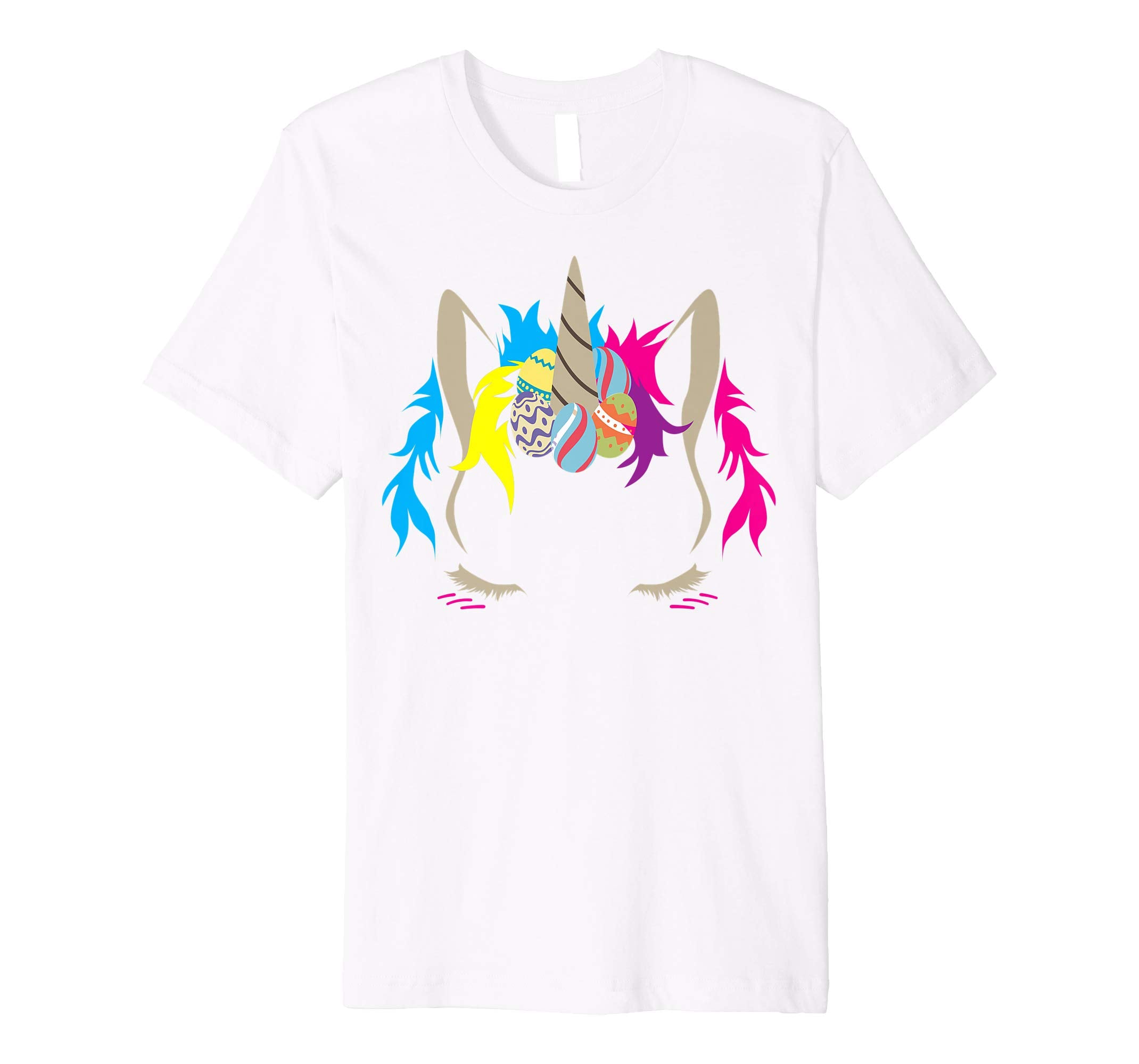 Cool Unicorn With Easter Eggs On Horn Outfit Shirt Gift