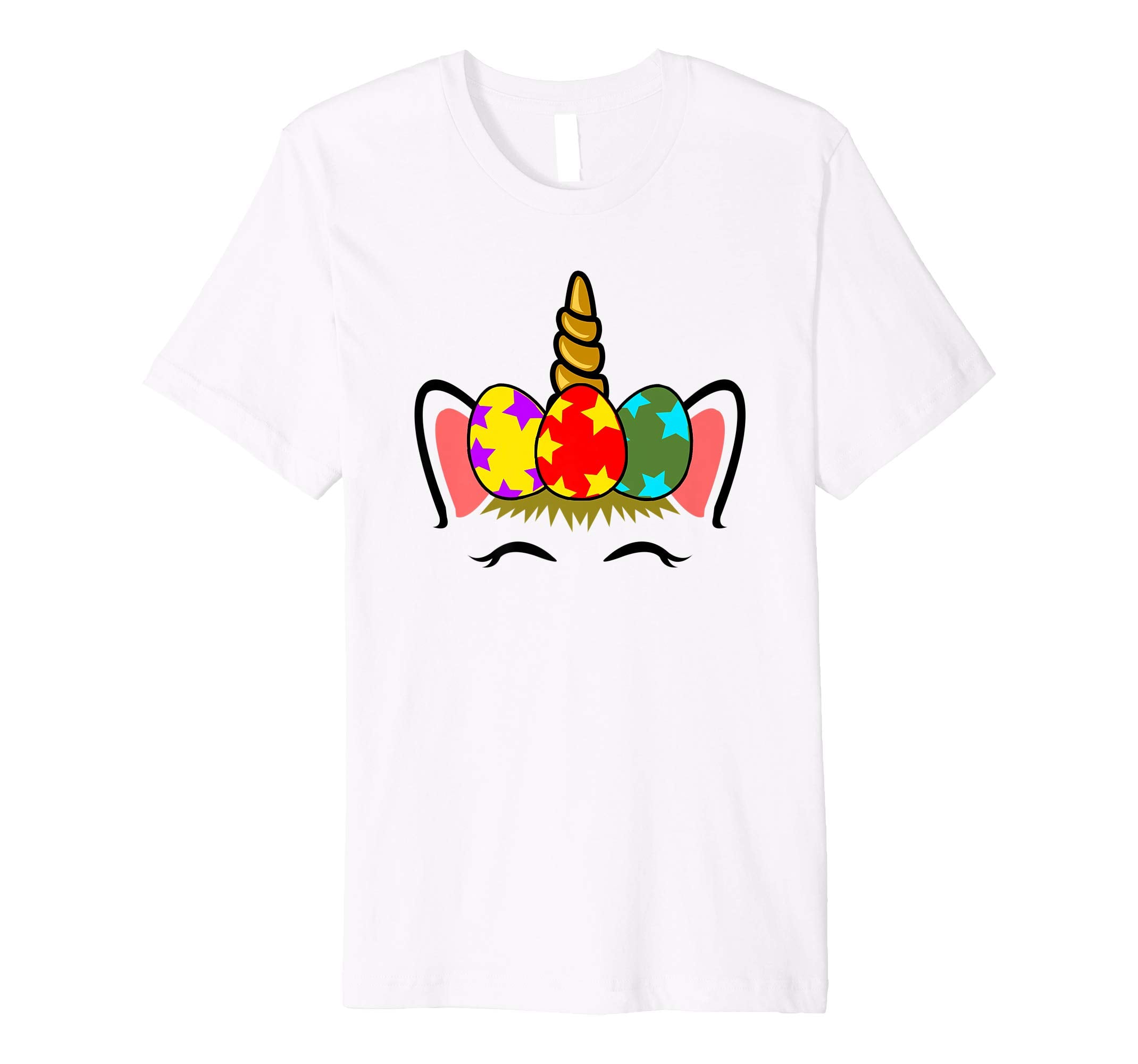 Easter Unicorn Girl Shirt | Cute Easter Painted Eggs Gift