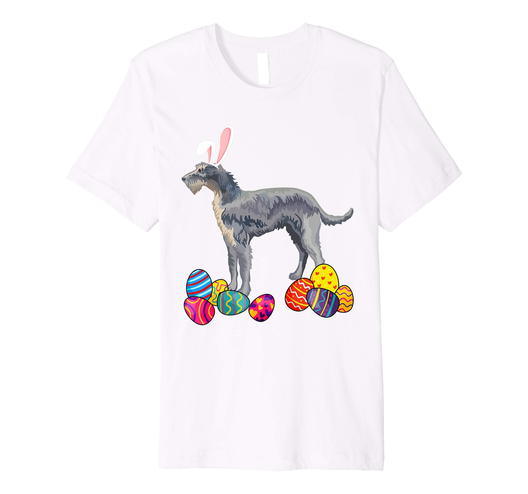 Irish Wolfhound Bunny Ear With Egg Easter Easter Day Shirt